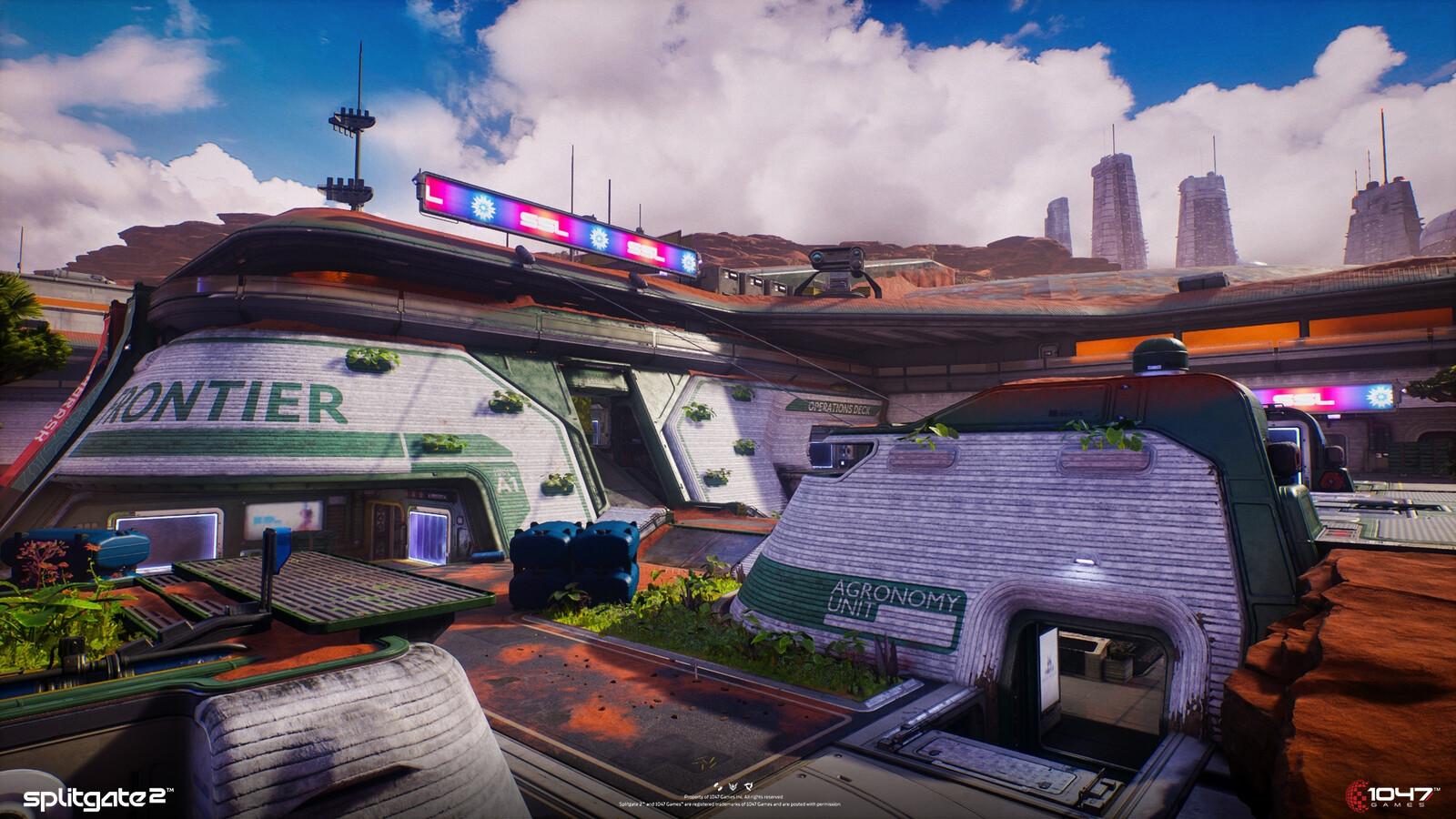 Skybox composition made for the map, "Frontier". Responsible for HDRI, terrain, vista model/texture