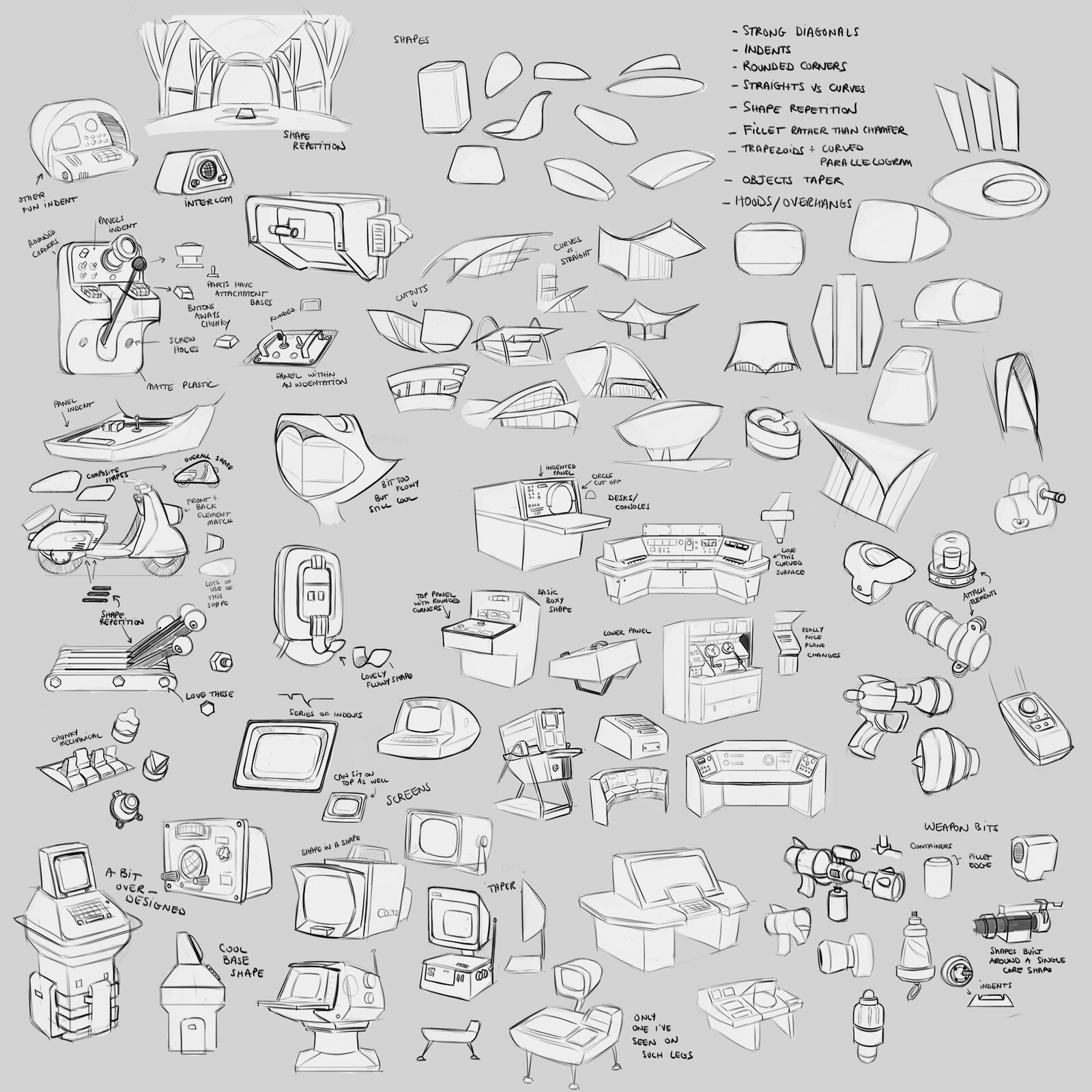Design exploration for 1960s era technology and architecture