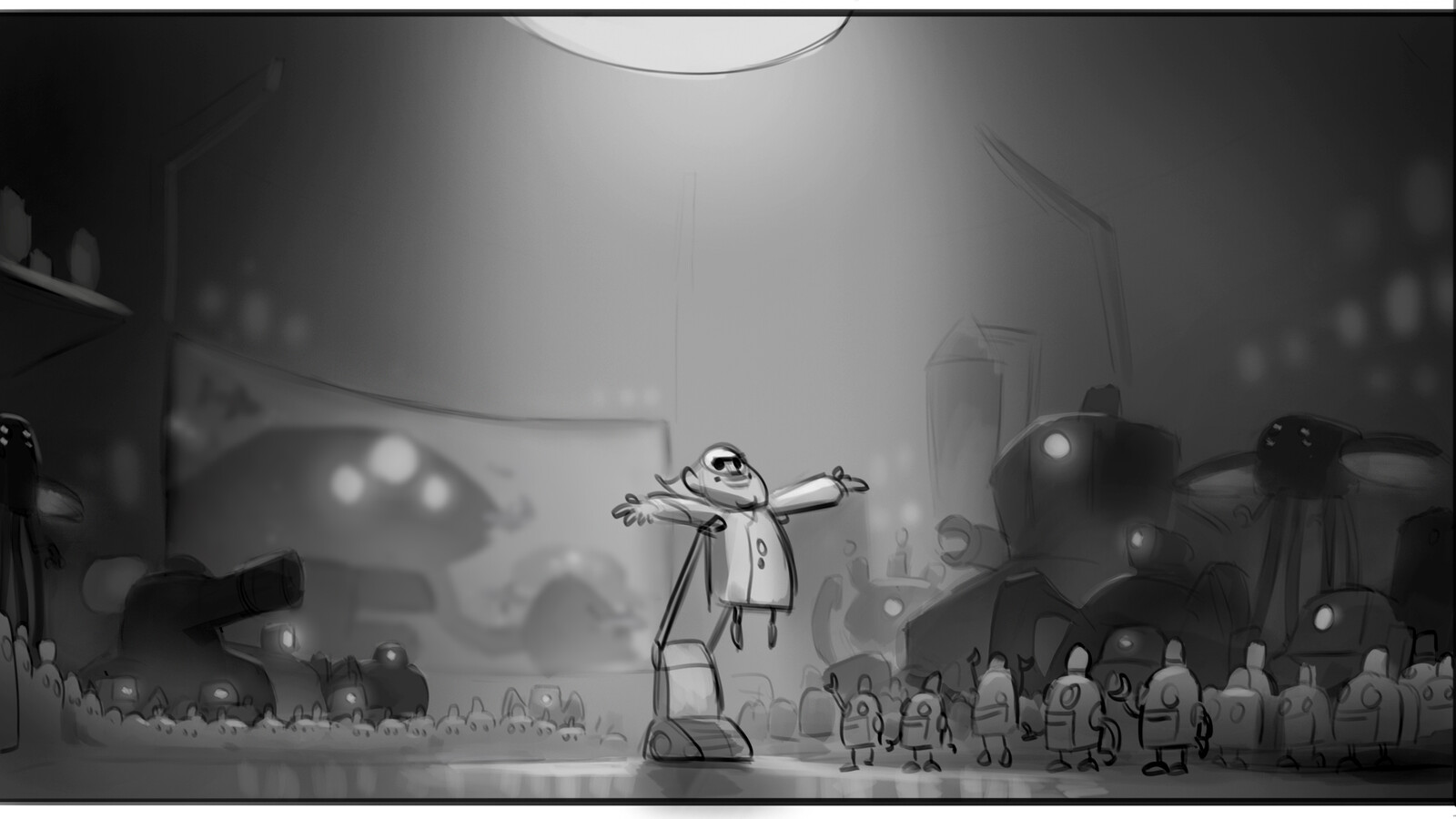 Key Art initial sketch