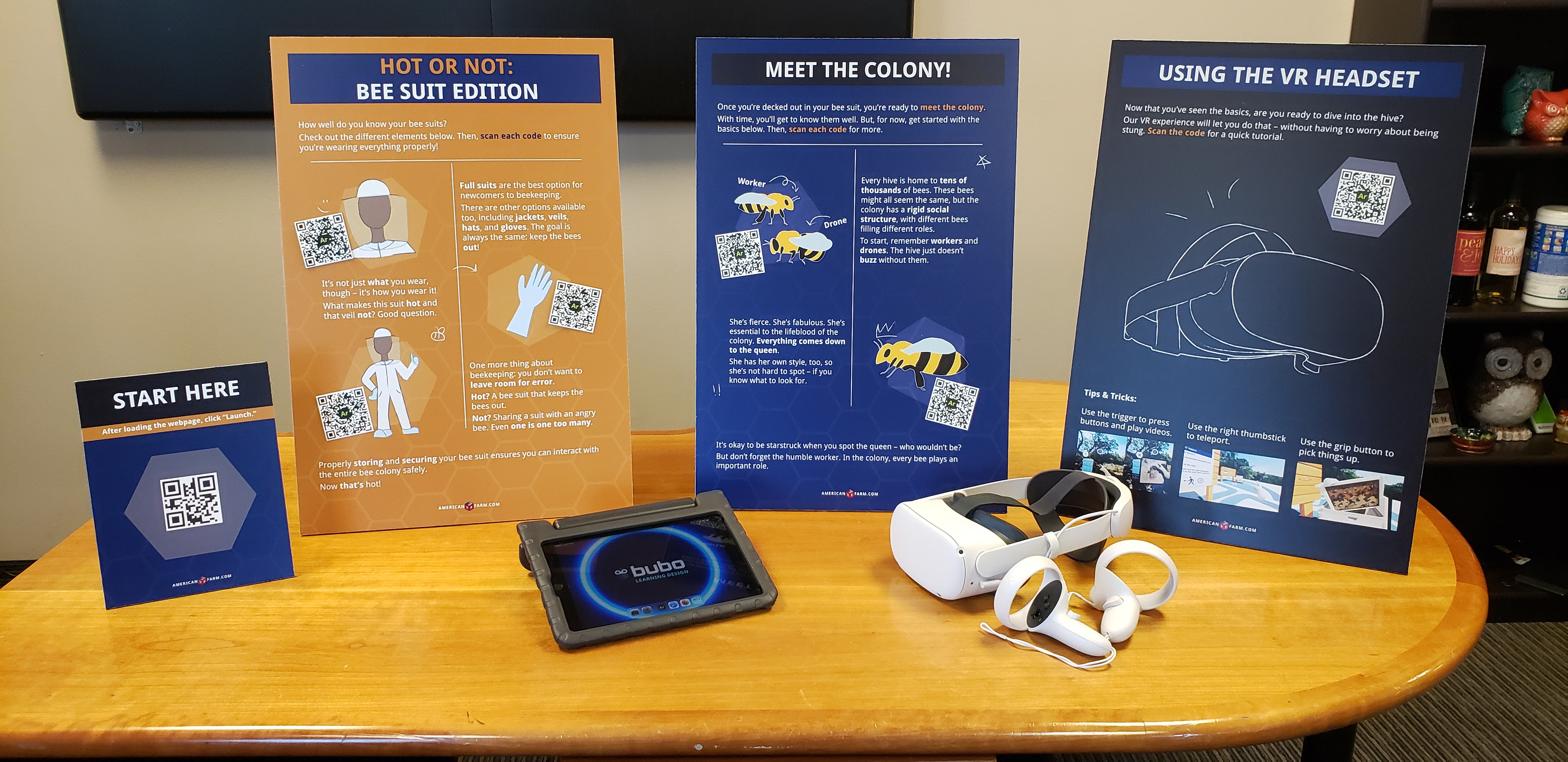 AR Poster board components