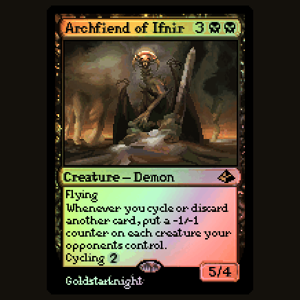 ArtStation - Animated MtG Card - Archfiend of Ifnir (2025) ArtStation - Animated MtG Card - Archfiend of Ifnir (2025)