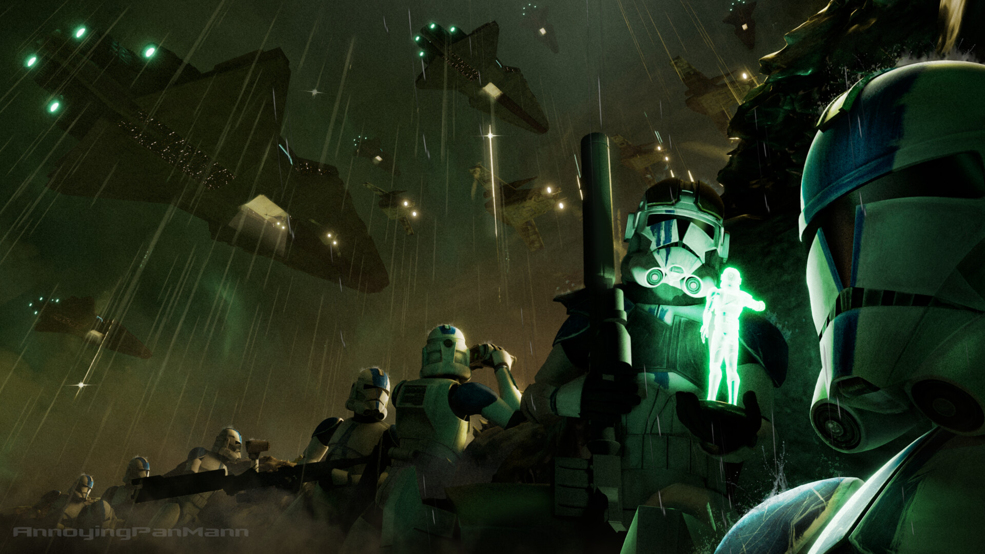 ArtStation Long Night Ahead The Clone Wars 3D Render breakdown