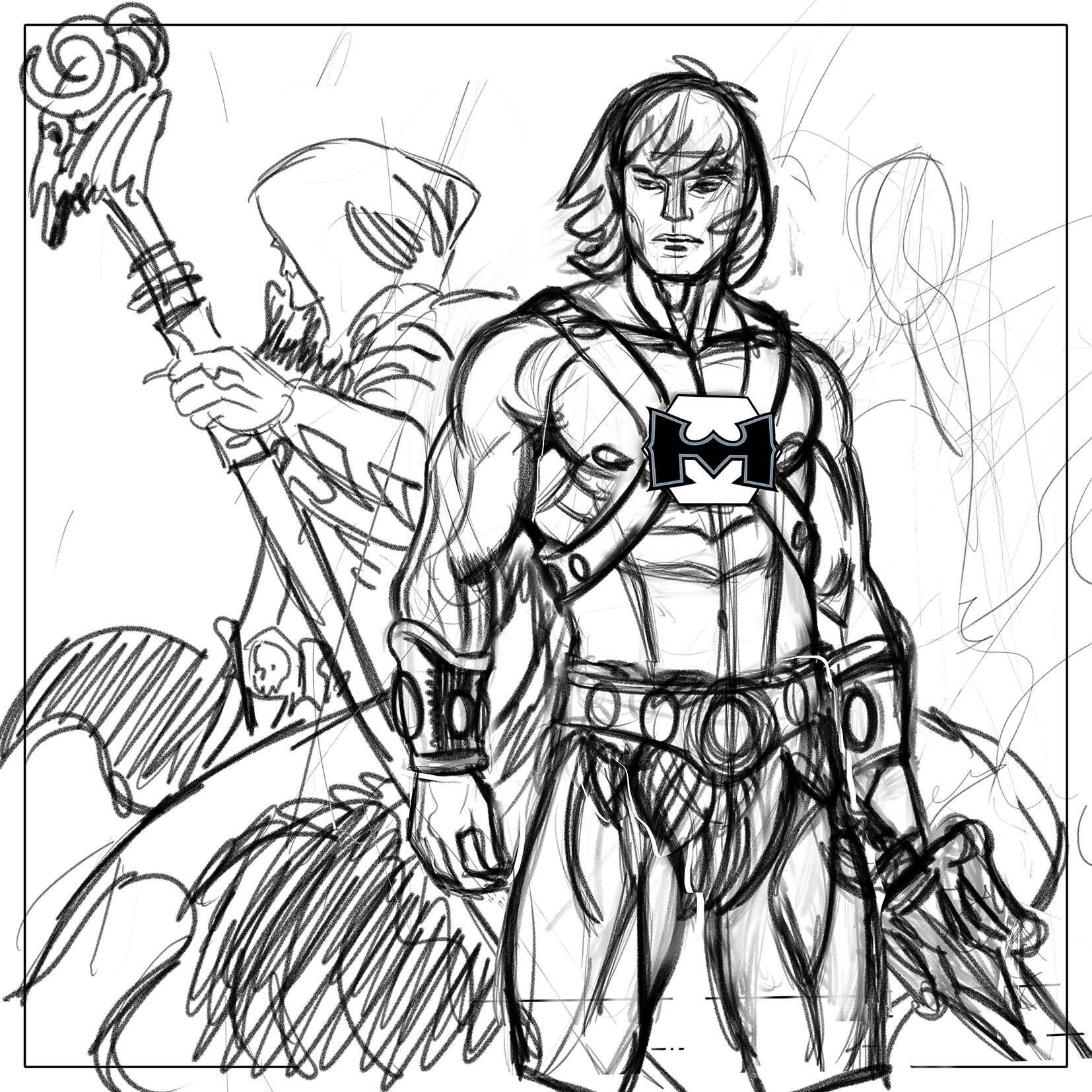 Stefano Santoro - HE-MAN+ SKELETOR