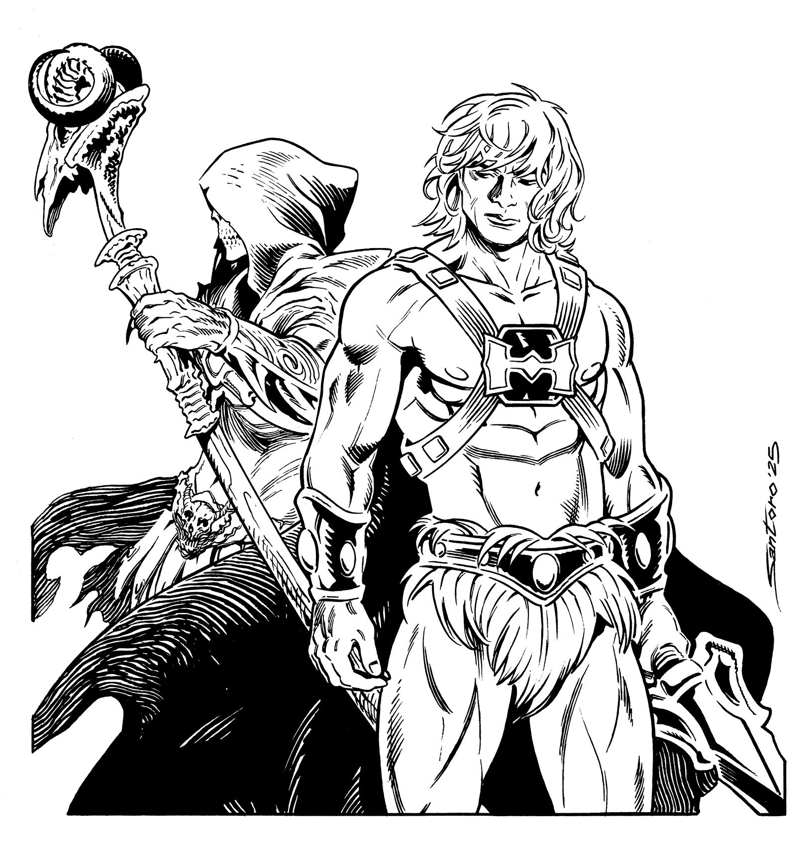 Stefano Santoro - HE-MAN+ SKELETOR