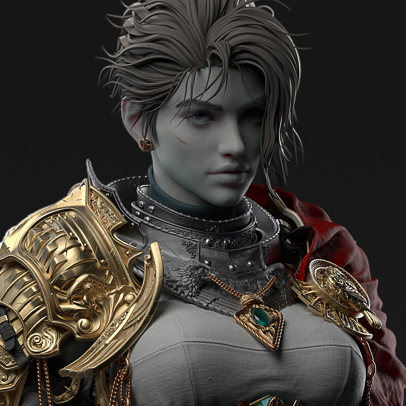 Duel - High poly sculpting