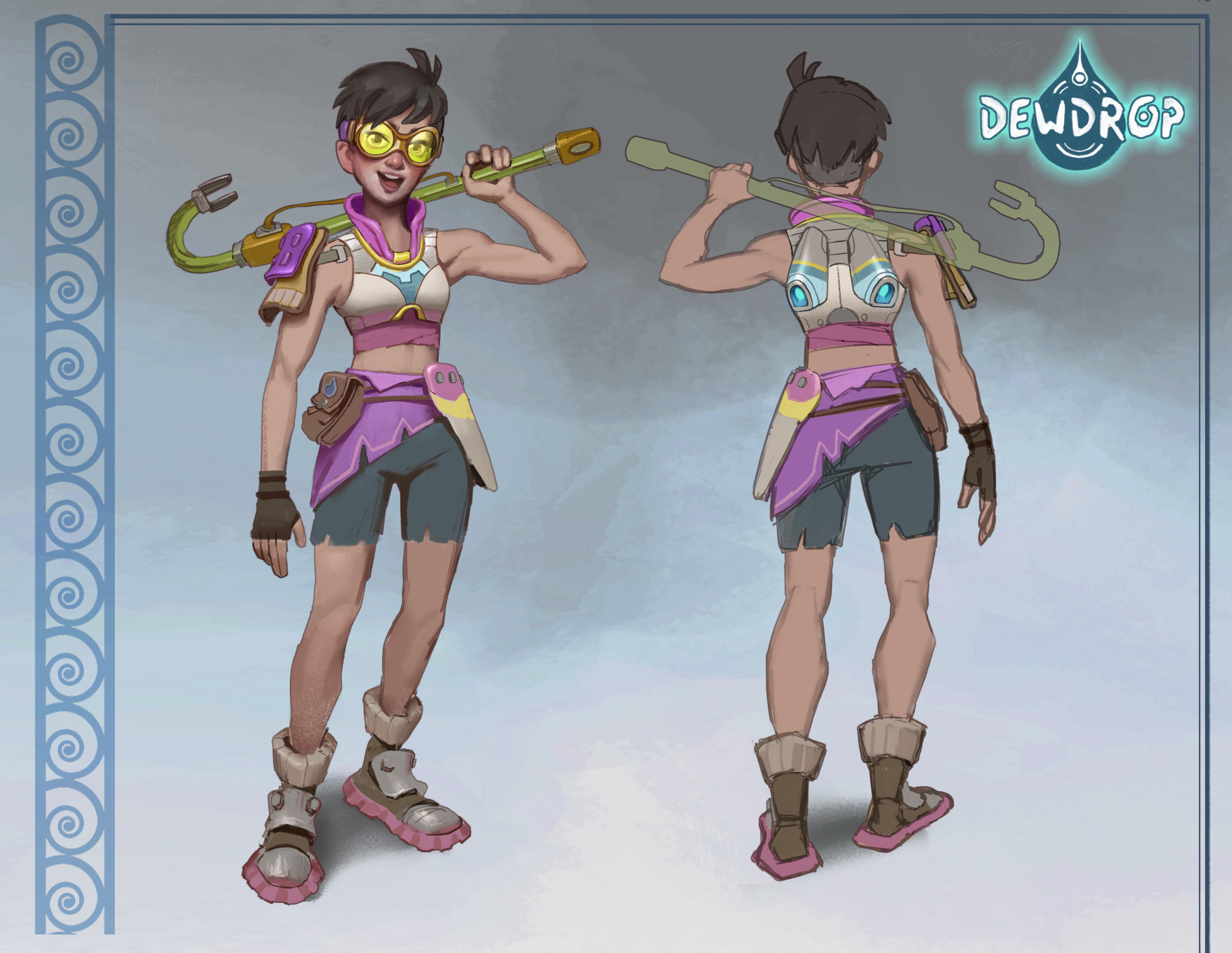 Pim the Scrapper. An outcast even in her tiny seaside village, her life changes when she finds what most scrappers can only dream of: a crystalline relic known as a Dewdrop. 
