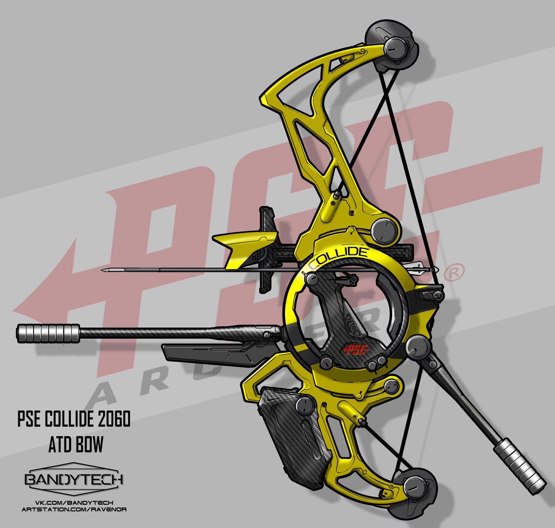 ArtStation - PSE futuristic bow concept-art