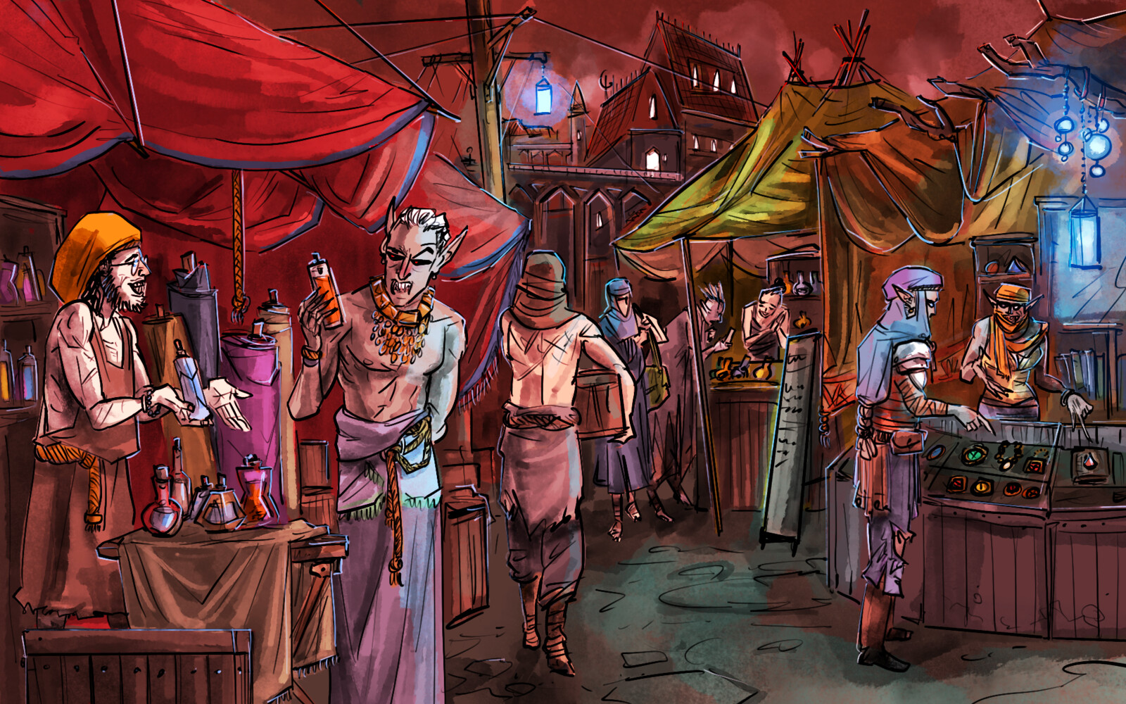 Grim Omens, Marketplace