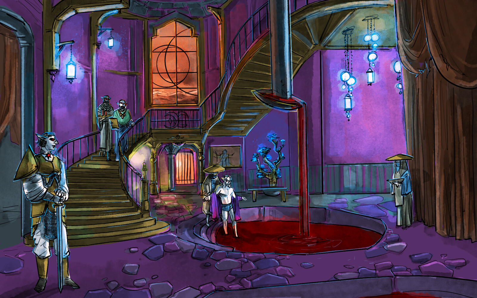 Grim Omens, Thrall Mansion