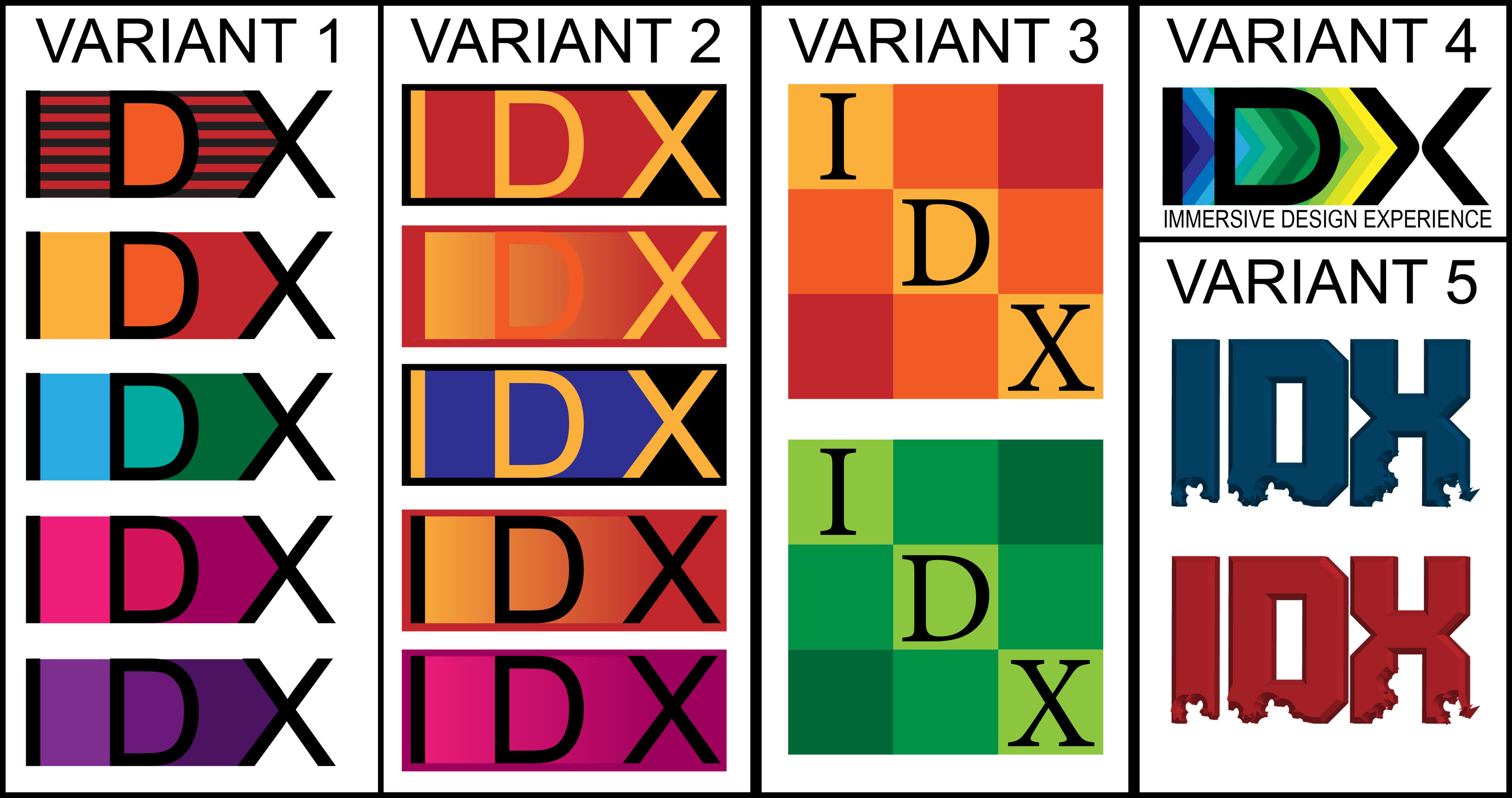 IDX - Immersive Design Experience - Select Logo Thumbnails