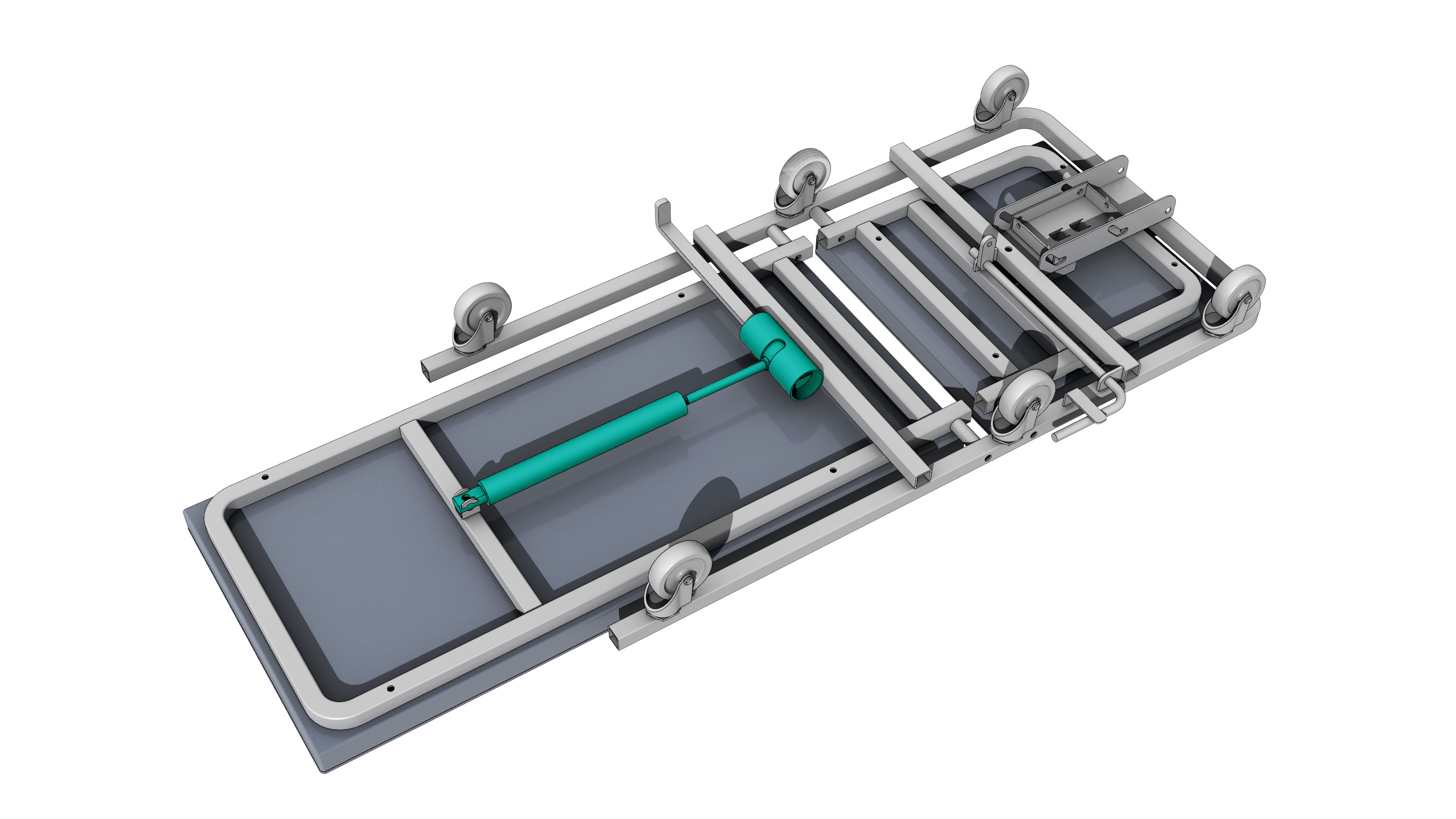In this case, this model is extensively rigged, and all the highlights are happening in my purpose-built bespoke Technical Illustration shader / material.