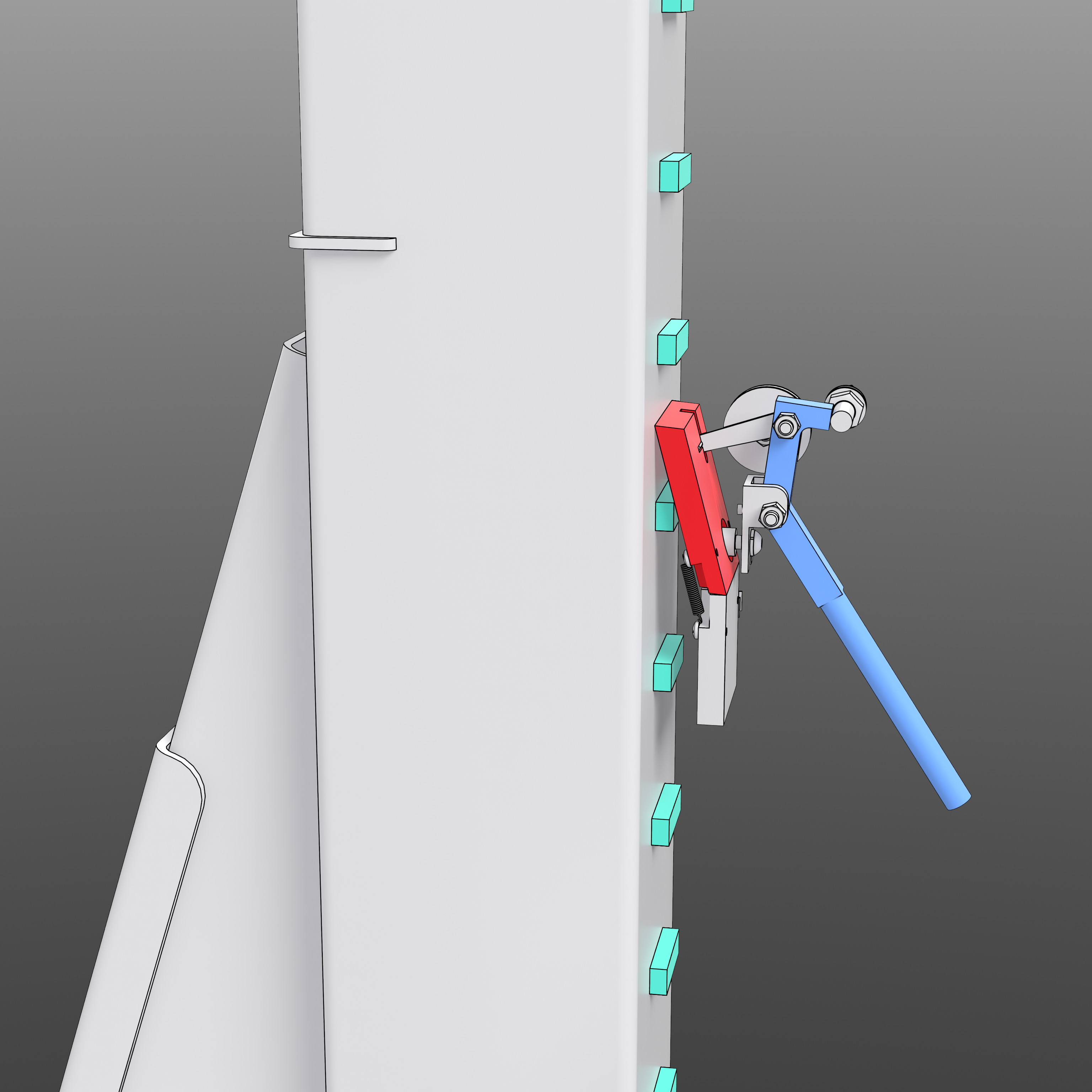 In this case, this model is extensively rigged, and all the highlights are happening in my purpose-built bespoke Technical Illustration shader / material, as is the highlight geometry.