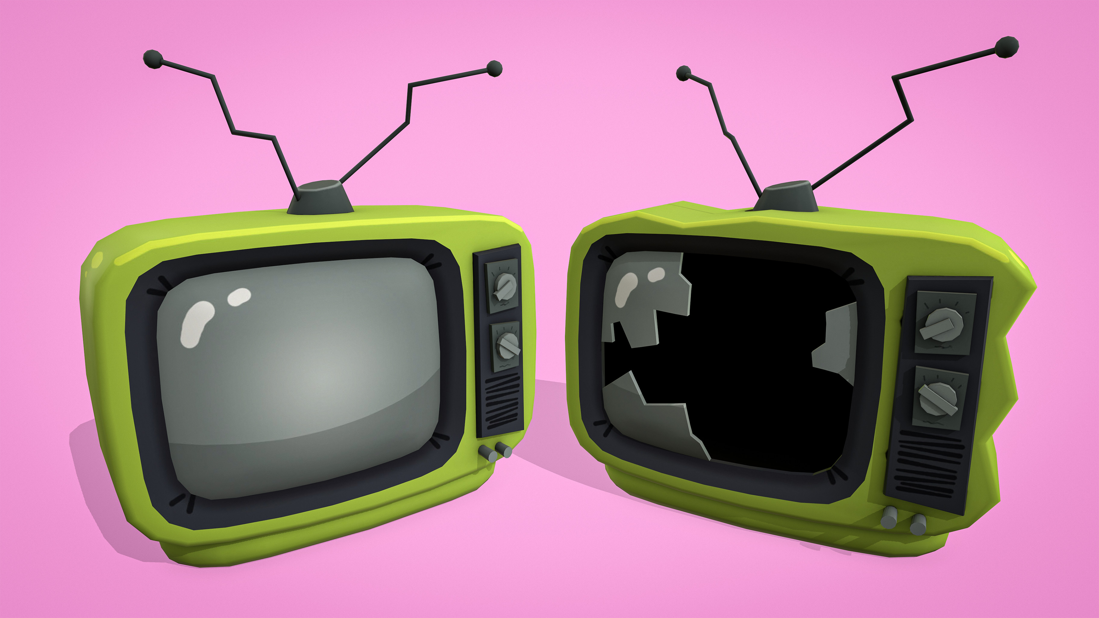 TV with broken version