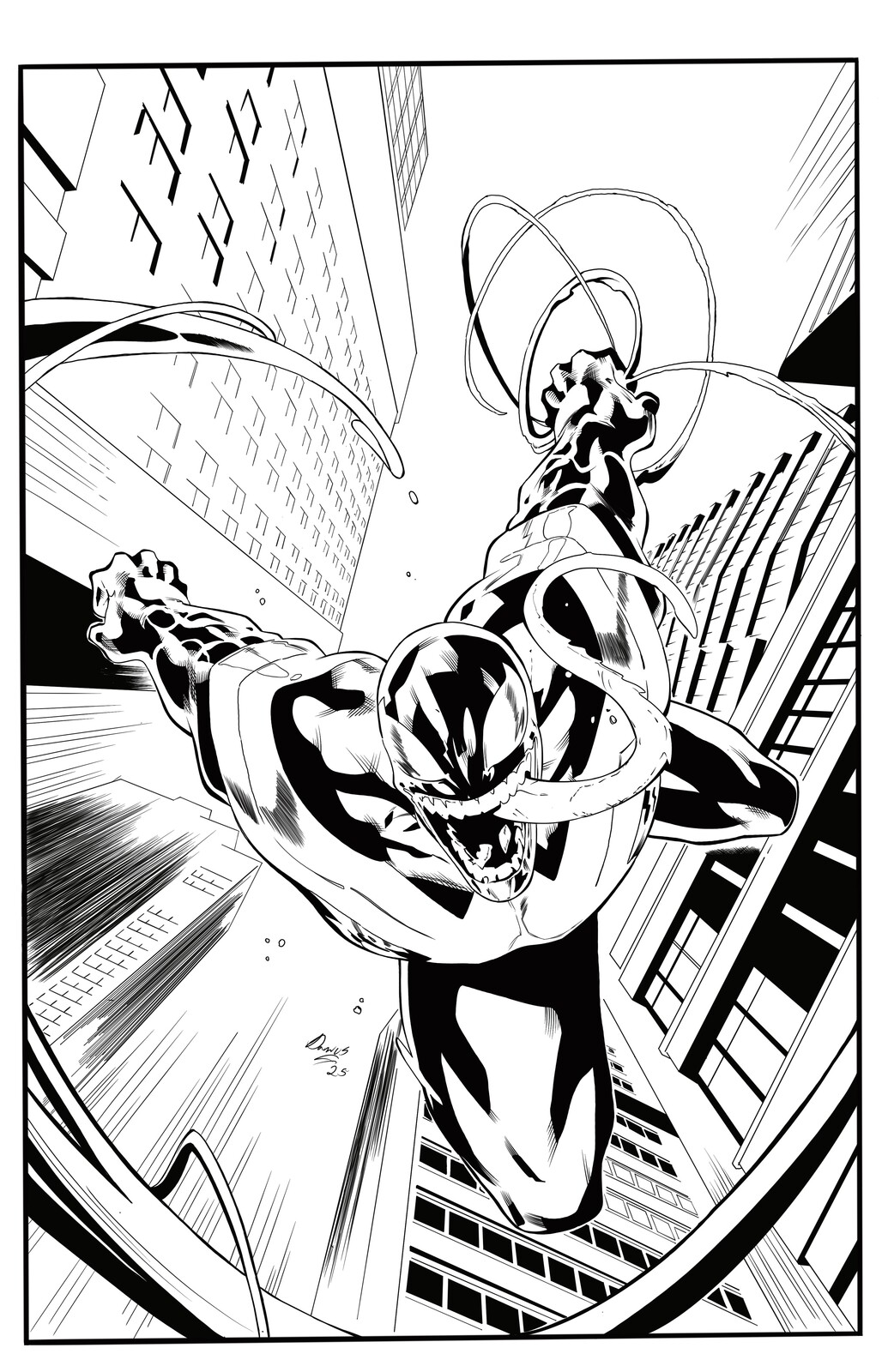 Venom variant cover inks