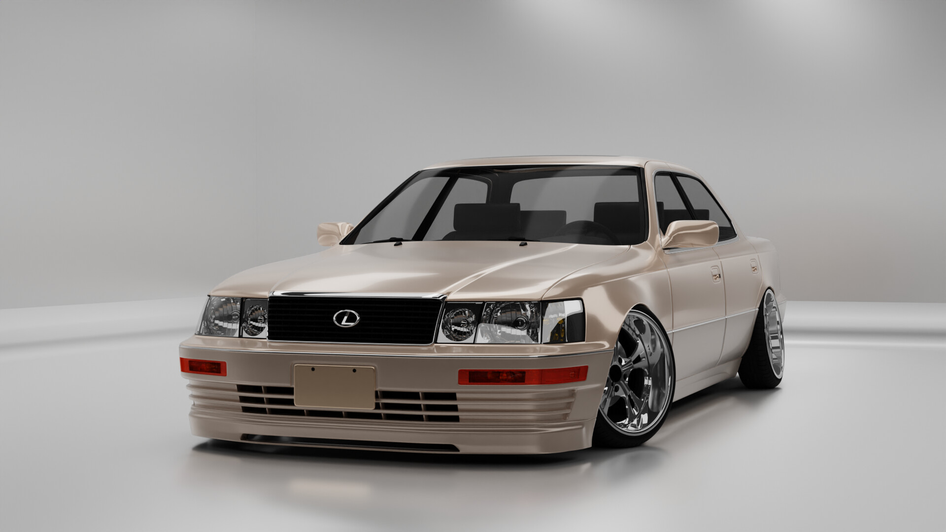 ArtStation - Lexus LS400 Stance Wald BodyKit