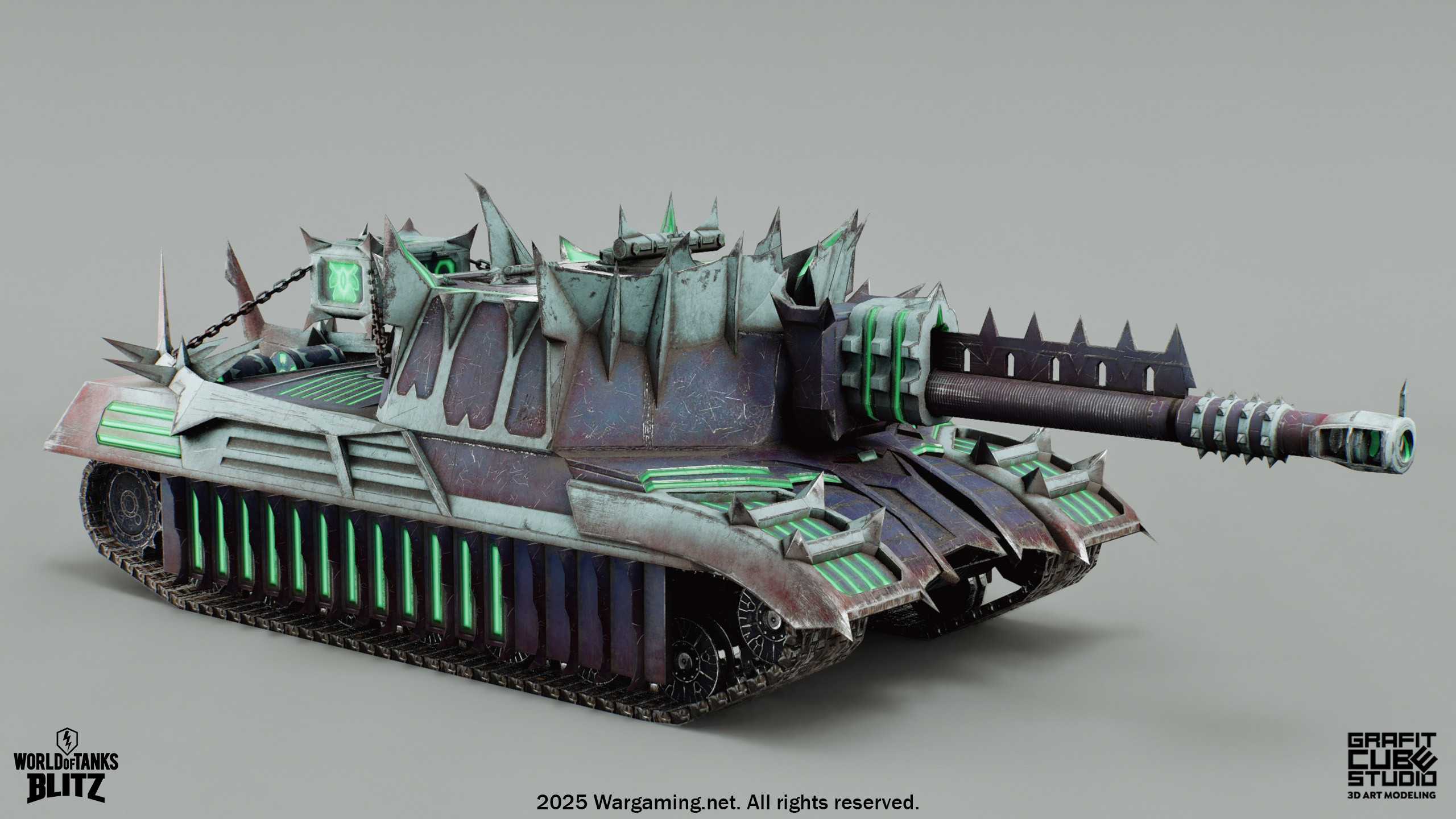 ArtStation - Obj. 268 Lich Lord Skin for World of Tanks Blitz