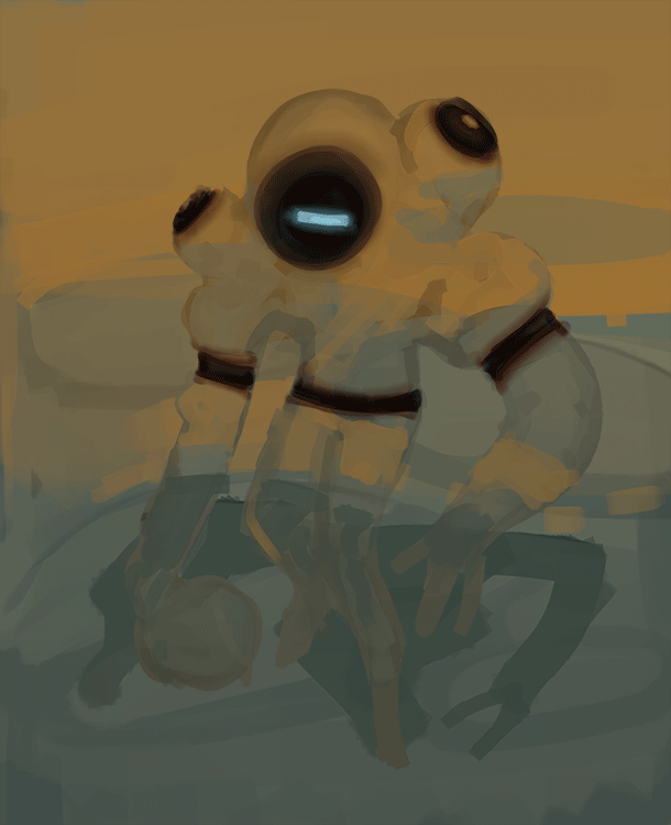 Before recall, the Shade unit had cloaking - this was a super early test for entering cloak.