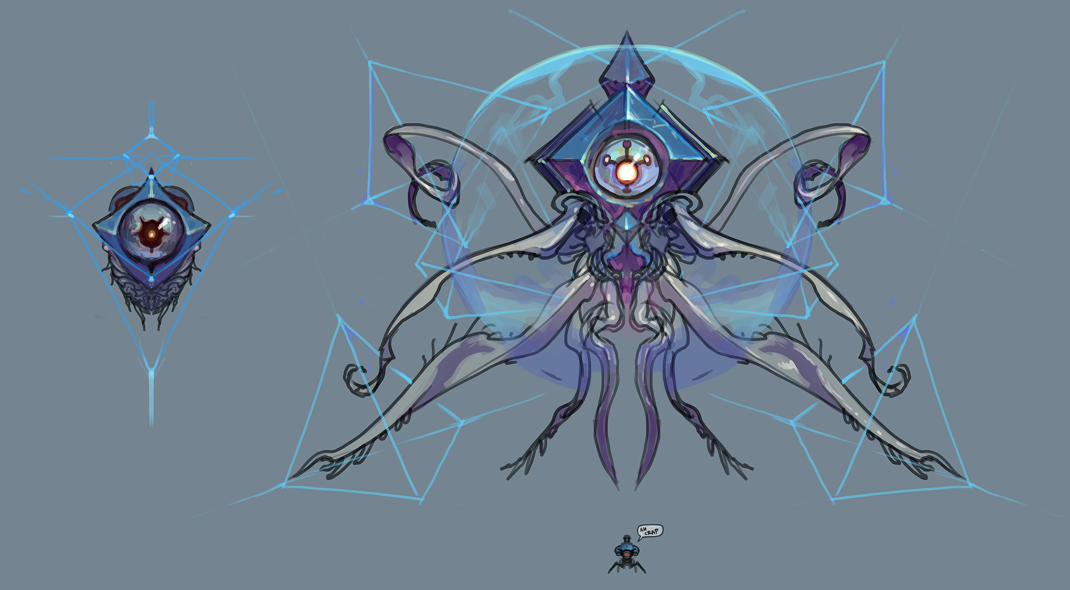 Initially the Kraken would spawn as a super high health but defenseless larva, and the enemy had a timer to kill it or it would then burst out into the full beast. 