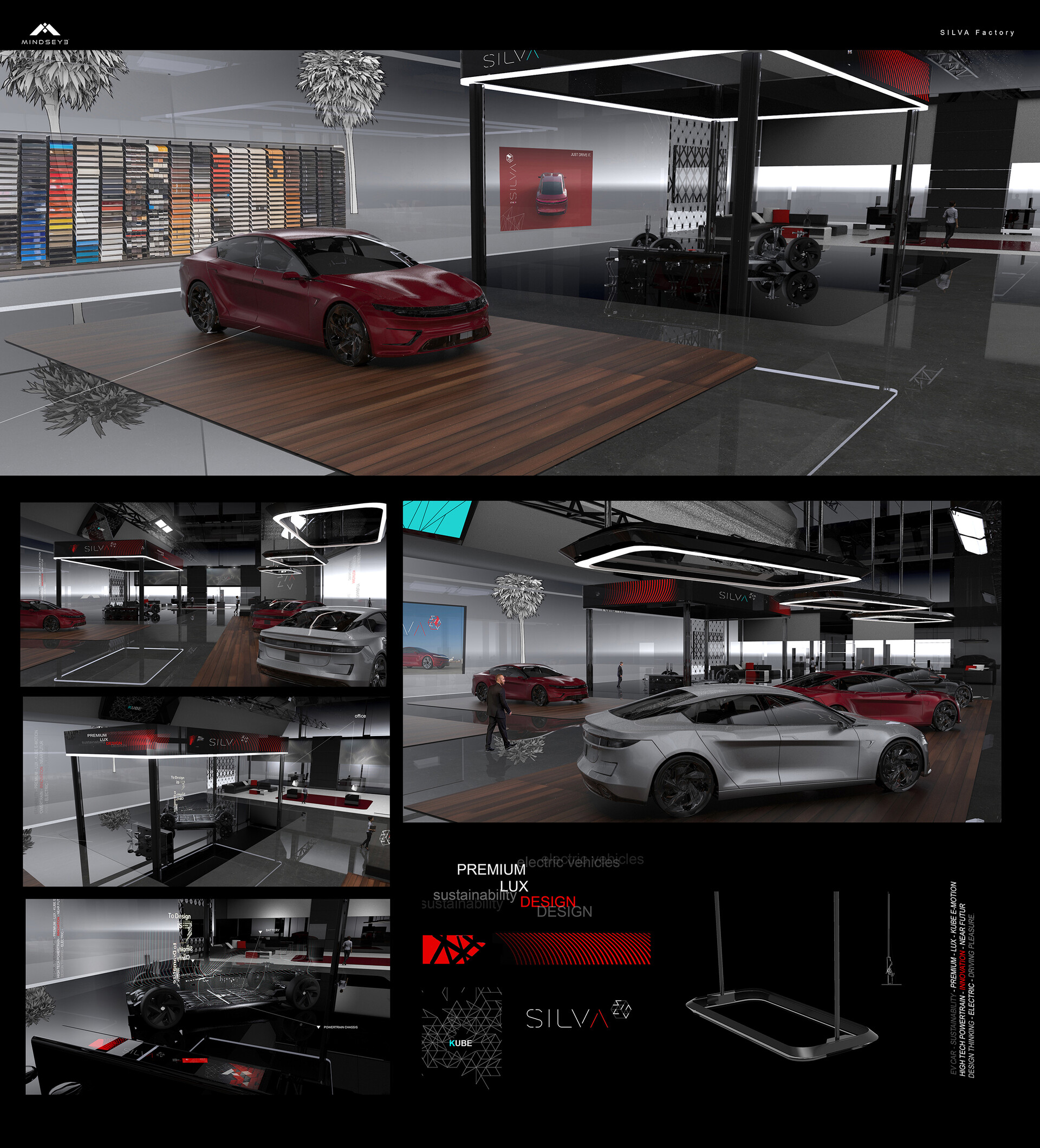 ArtStation - Mindseye - silva car and shop concept