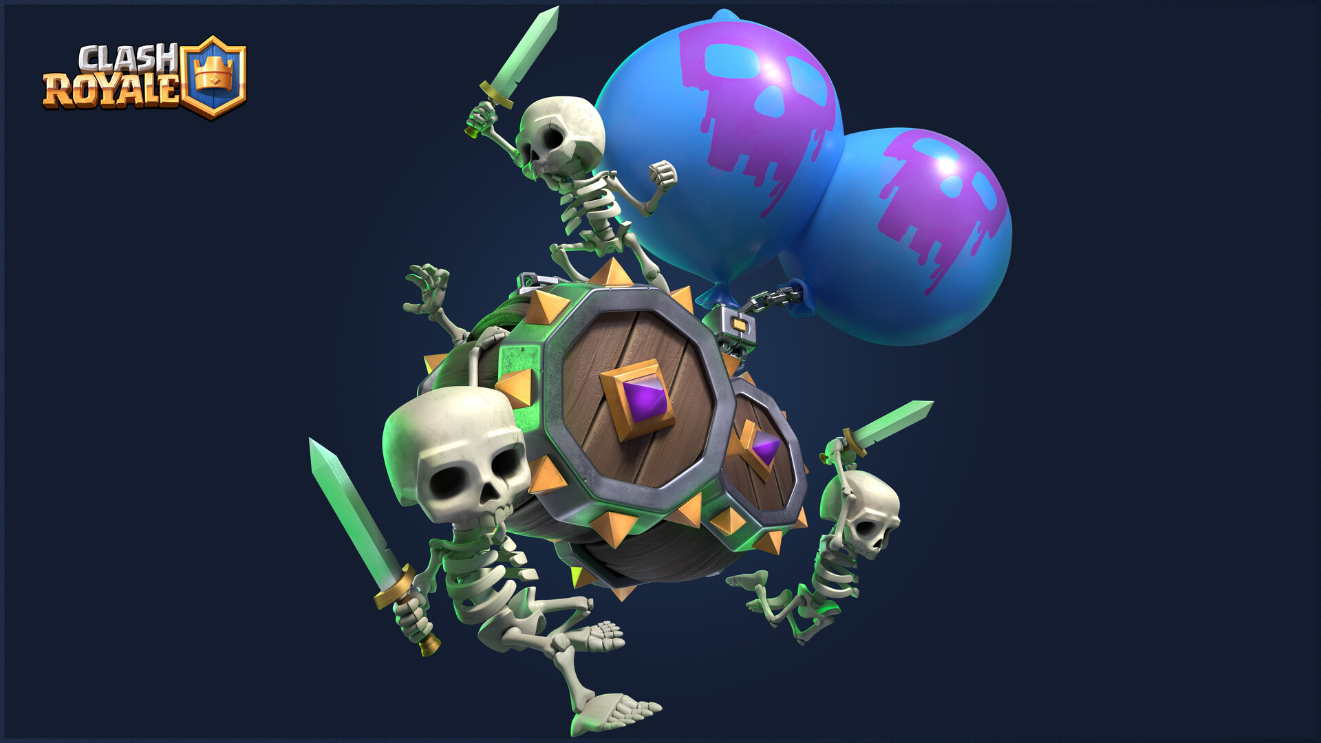 ArtStation - Skeleton Barrel - Clash Royale