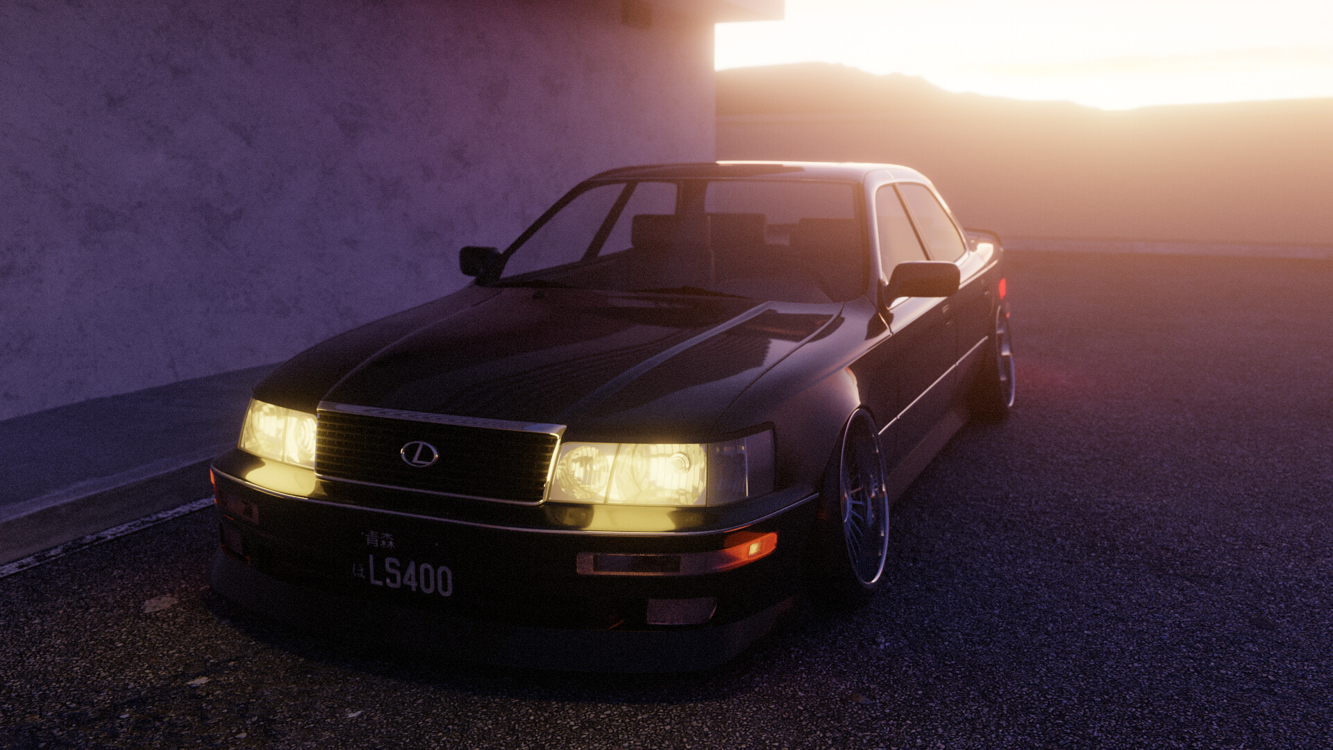 ArtStation - Lexus LS400 VIP
