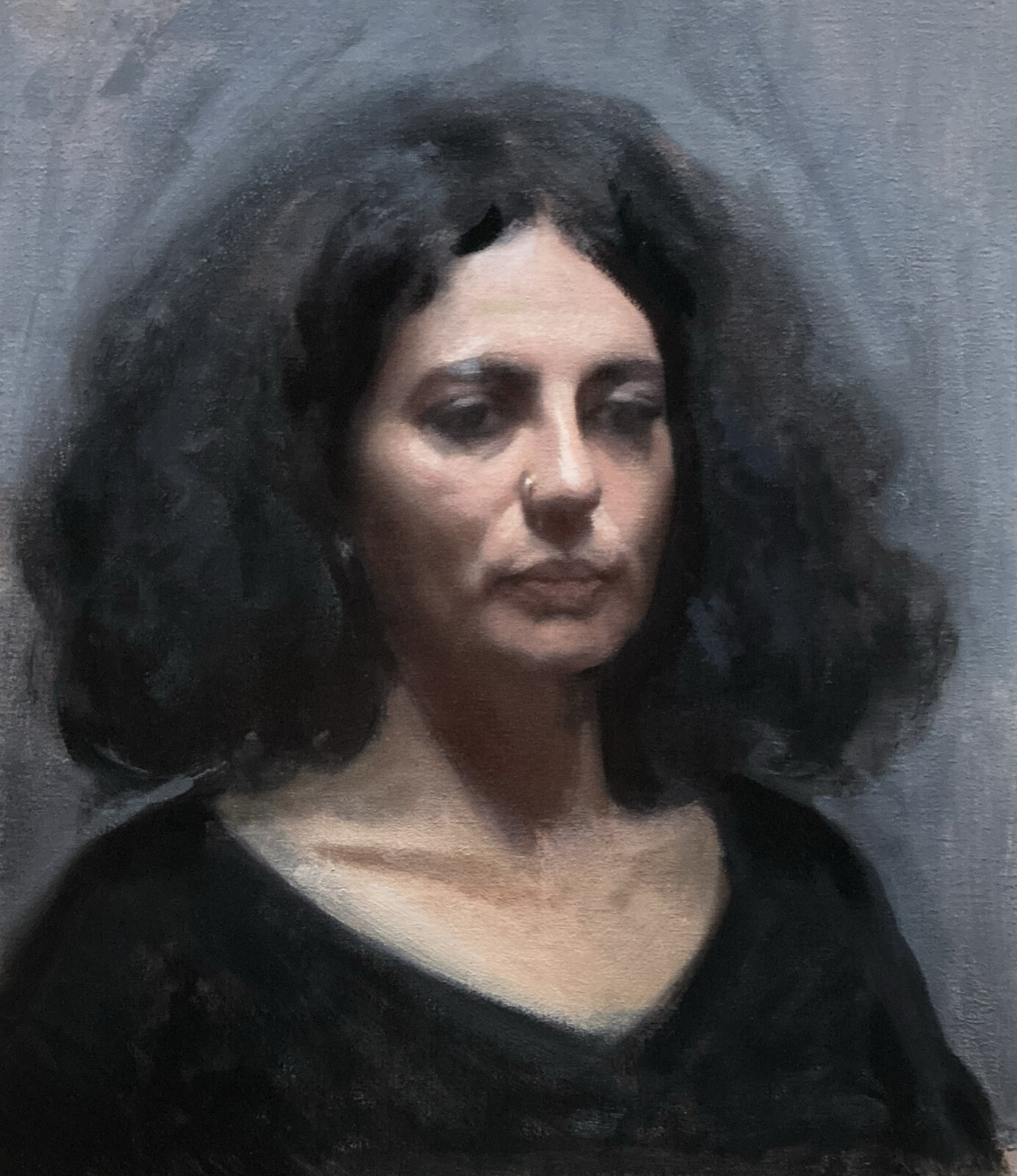 Portrait in Oils