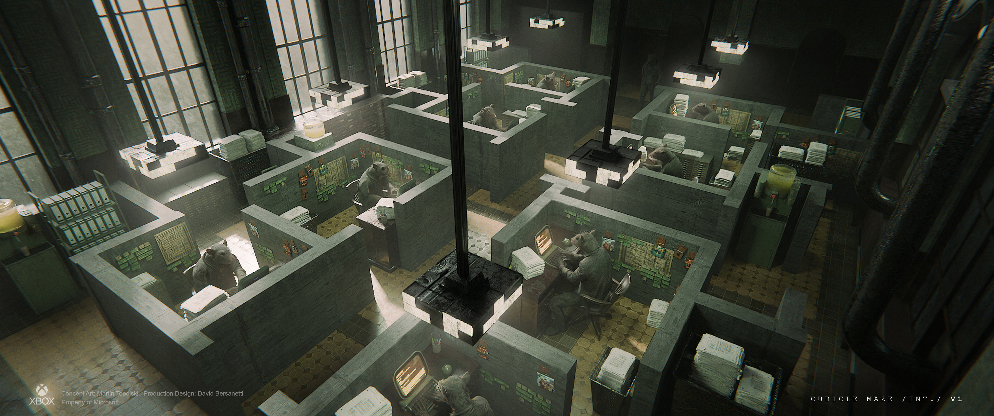 Cubicle Maze /INT./ V1