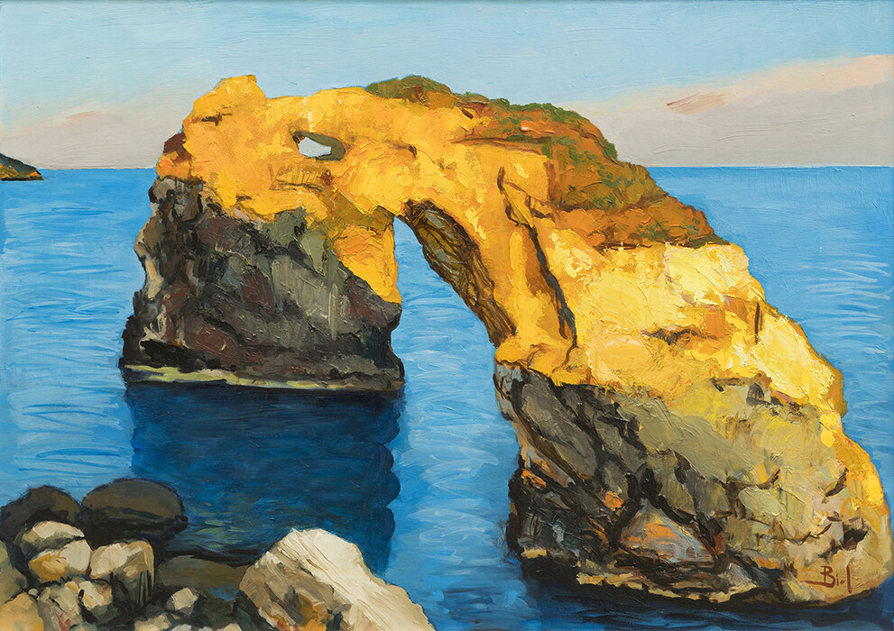 "Es Pontàs"70x50cm. Oil on board.