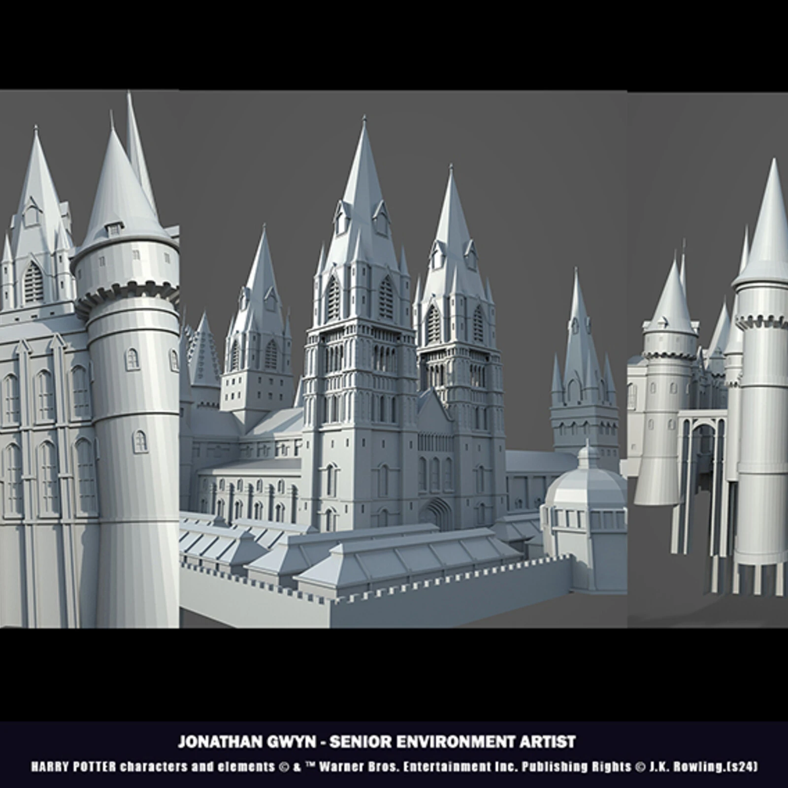 Hogwarts school model