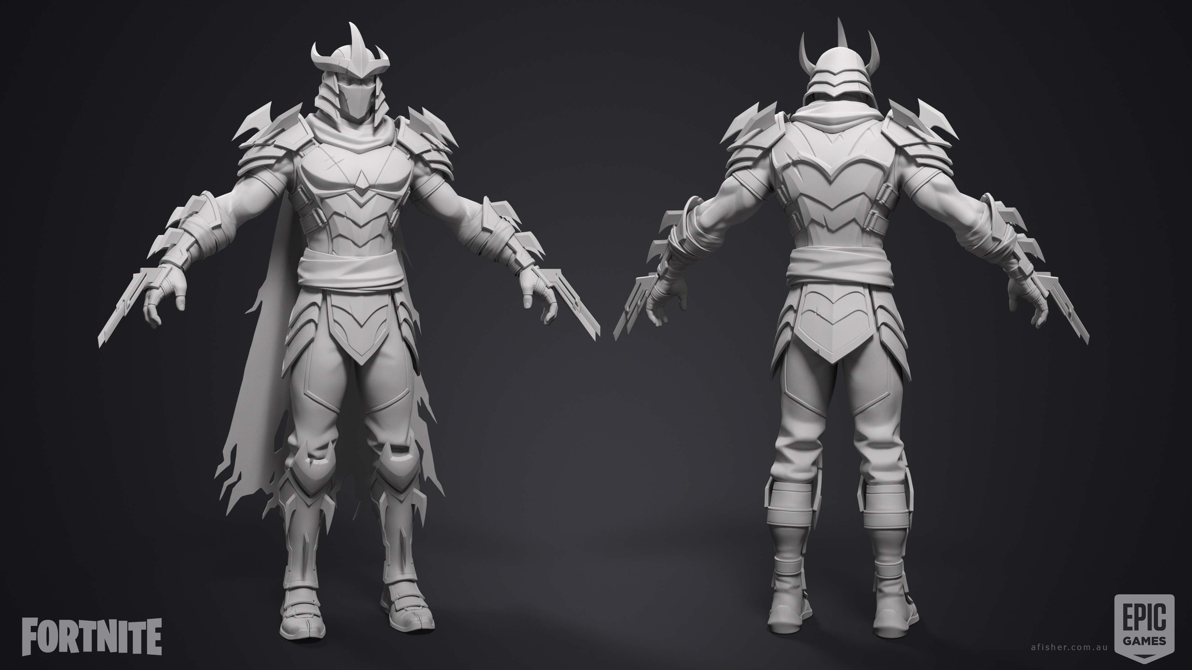 Shredder: HighPoly by Adam Fisher. LowPoly &amp; Bakes by Adam Fisher. Textures by Reilly Lohr
