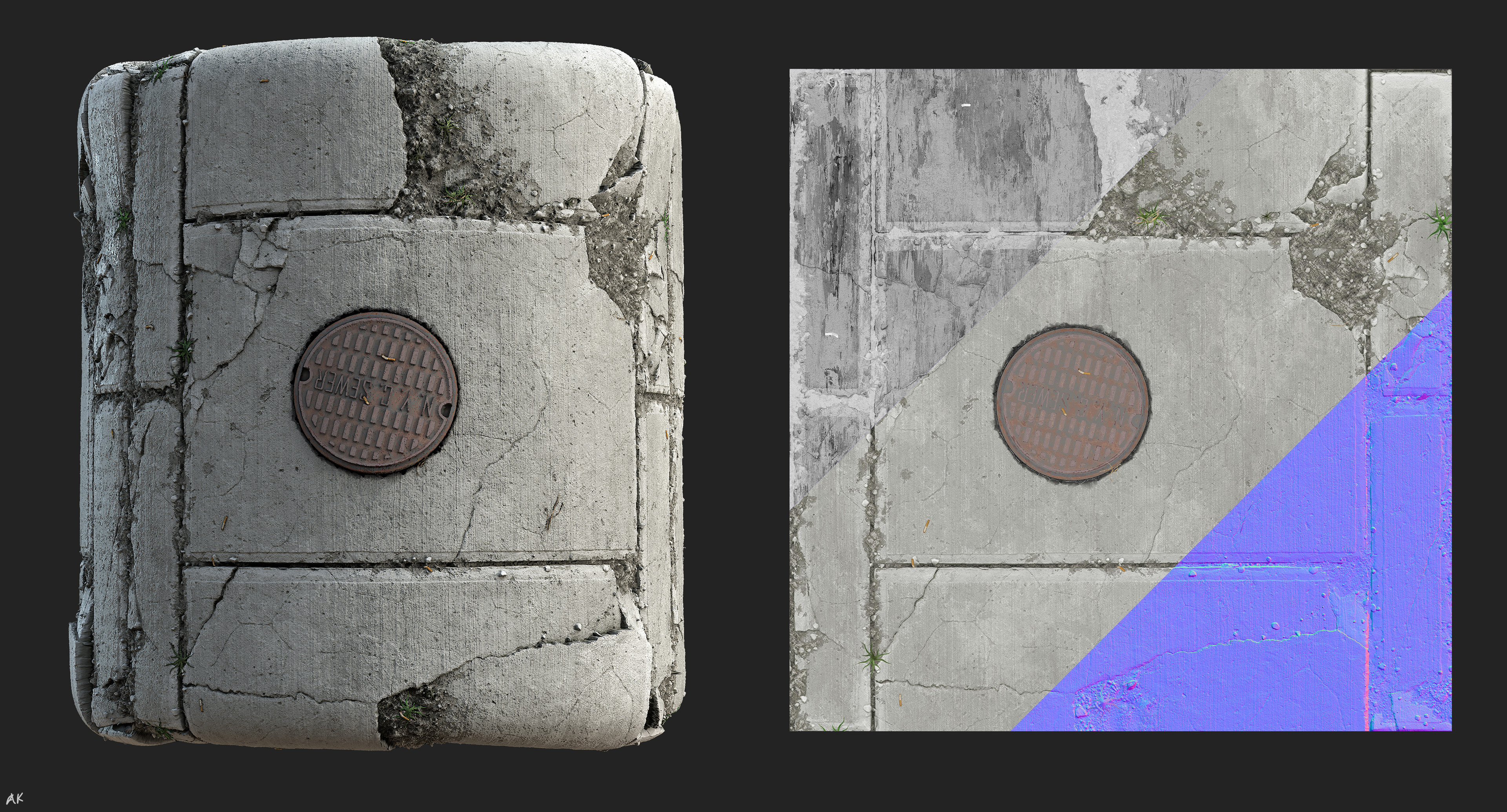 Manhole was done in SD