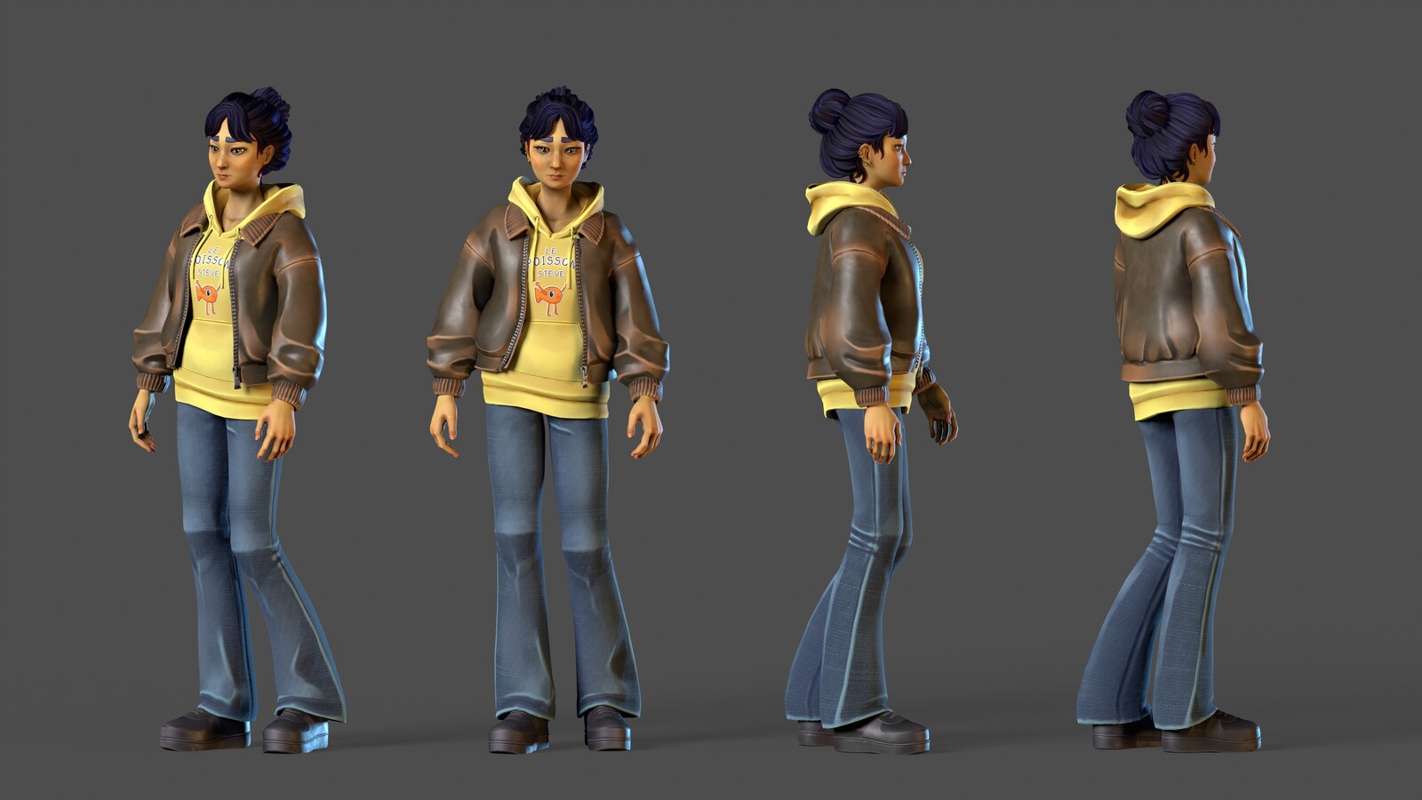 Modular Outfit 01. "Airport" Scene.