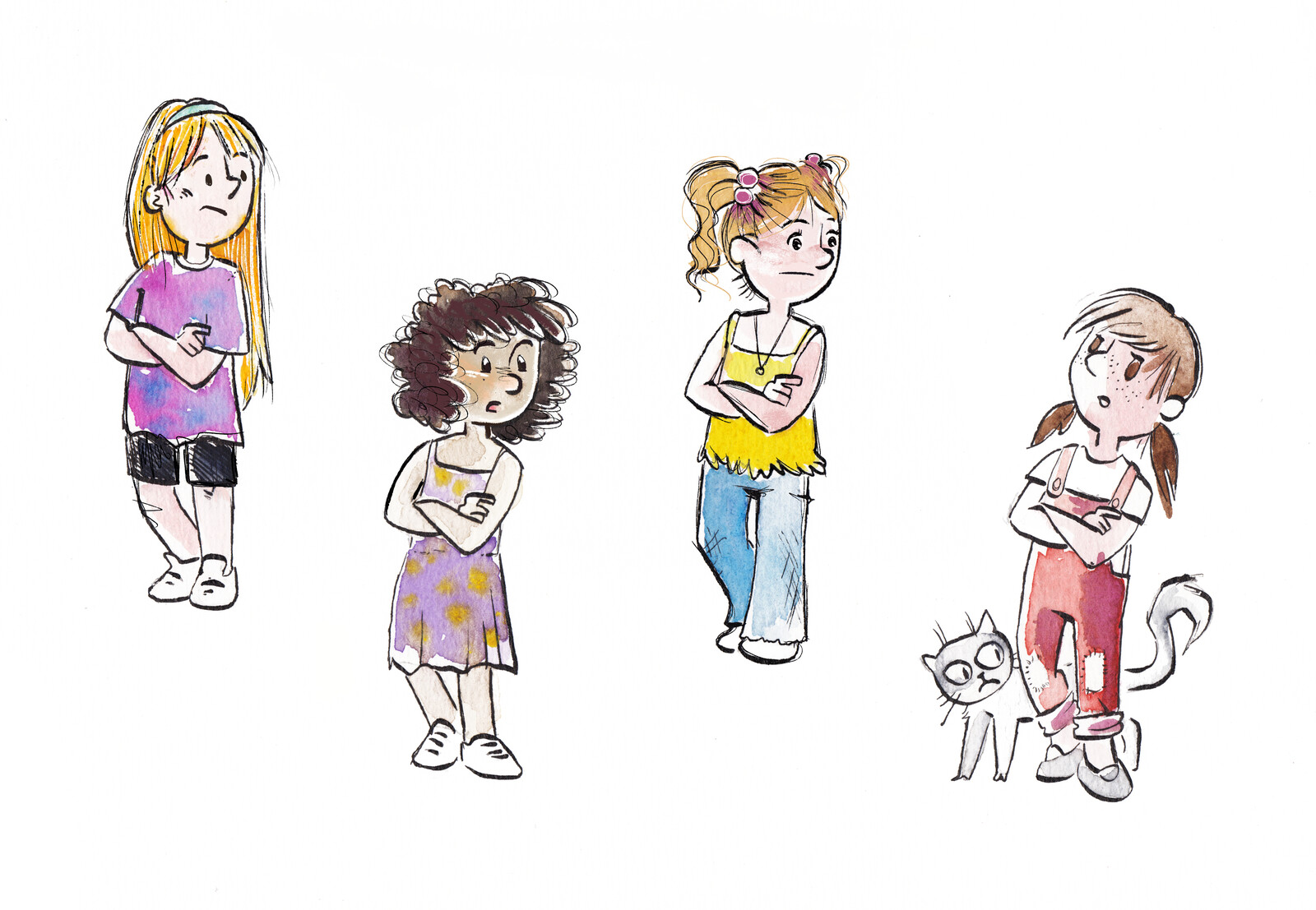 Character designs for the "antagonist"