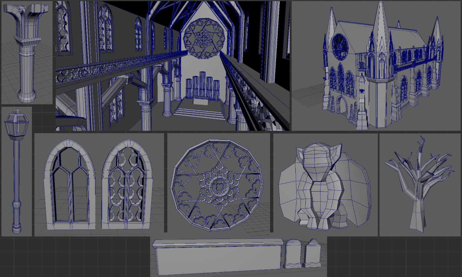 Wireframe in Maya