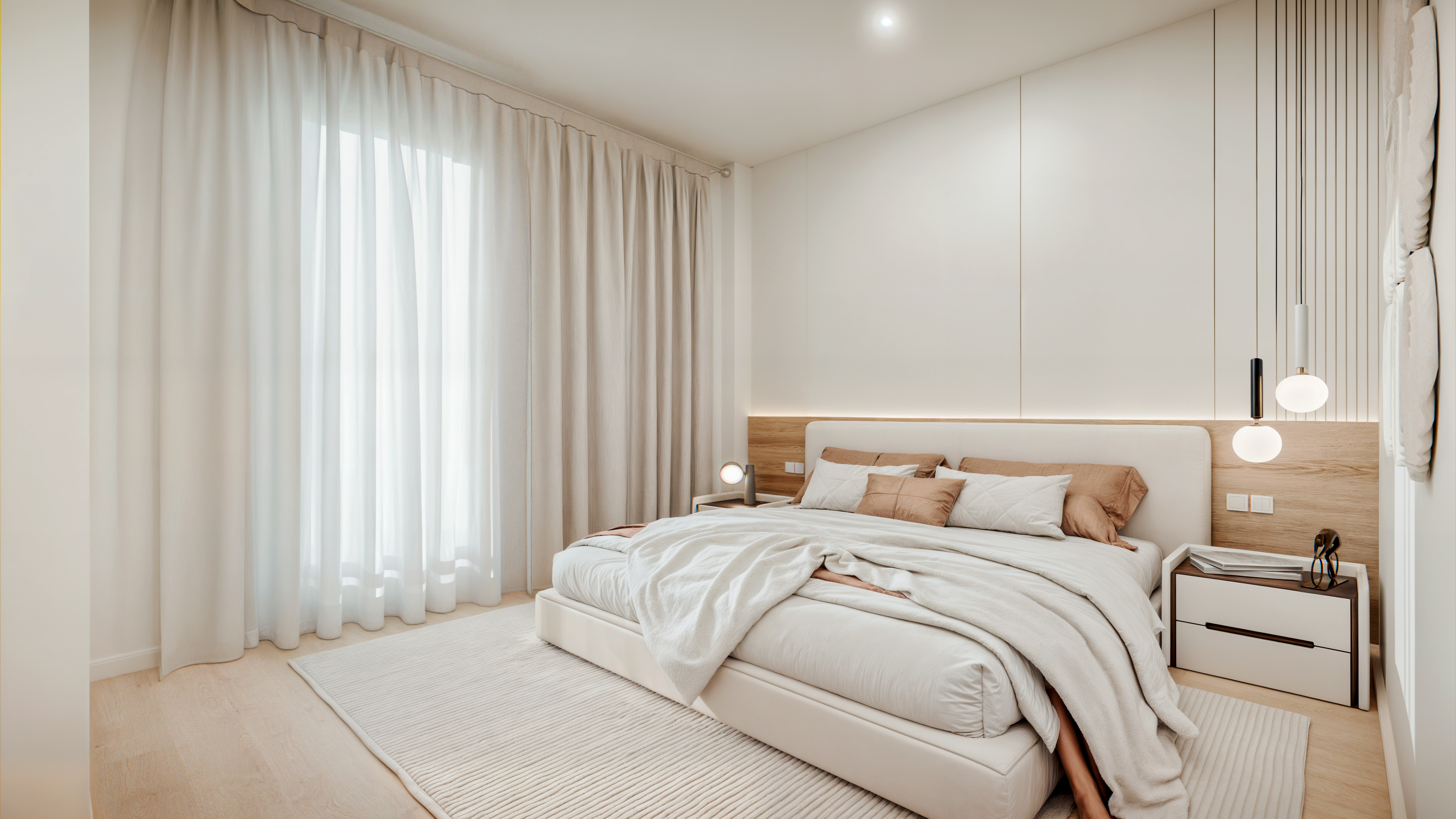 Masted bedroom angle