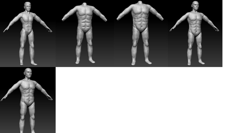 Body and Hand Sculpt (Attempt 2)