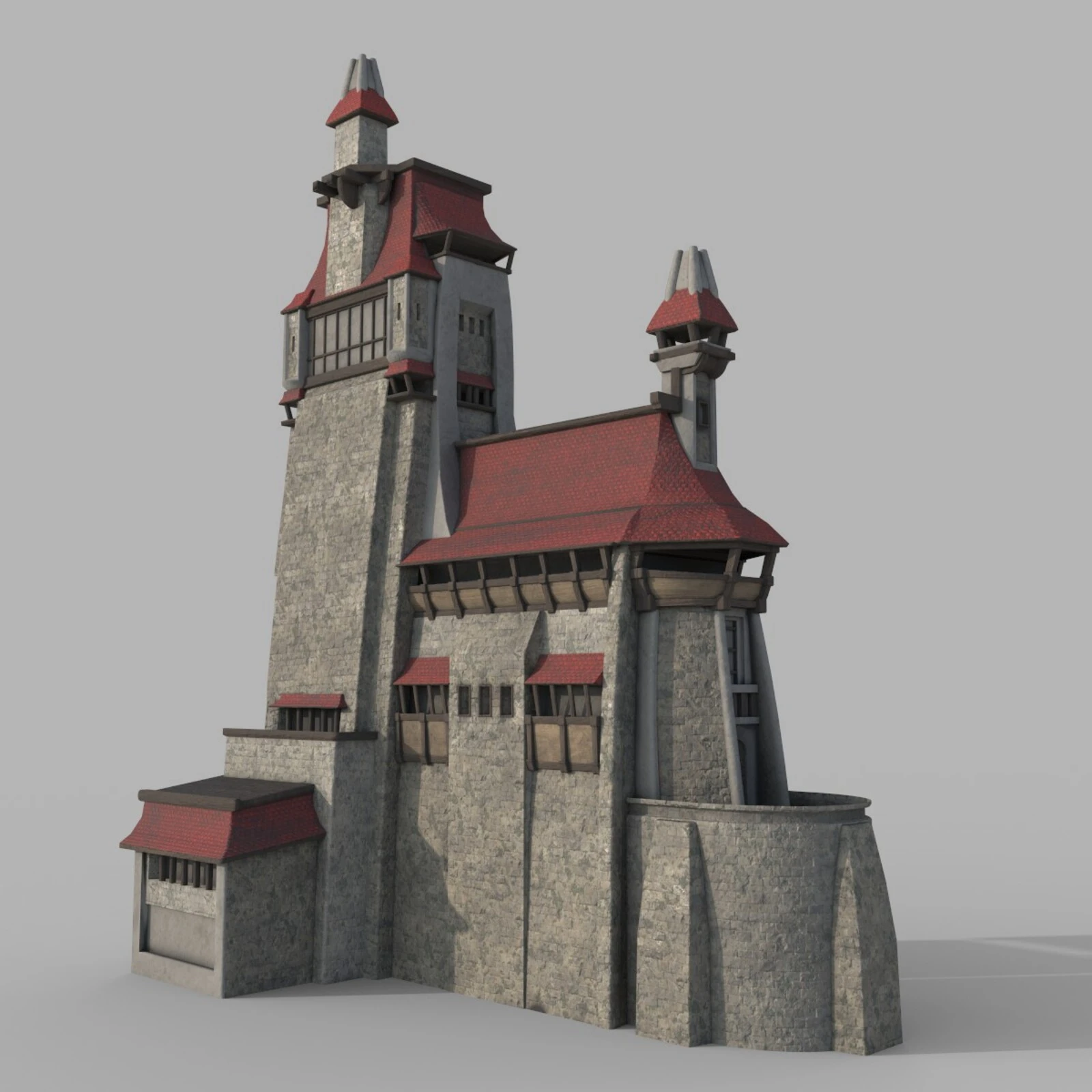 VR Background Castle based on Ron Cobb design