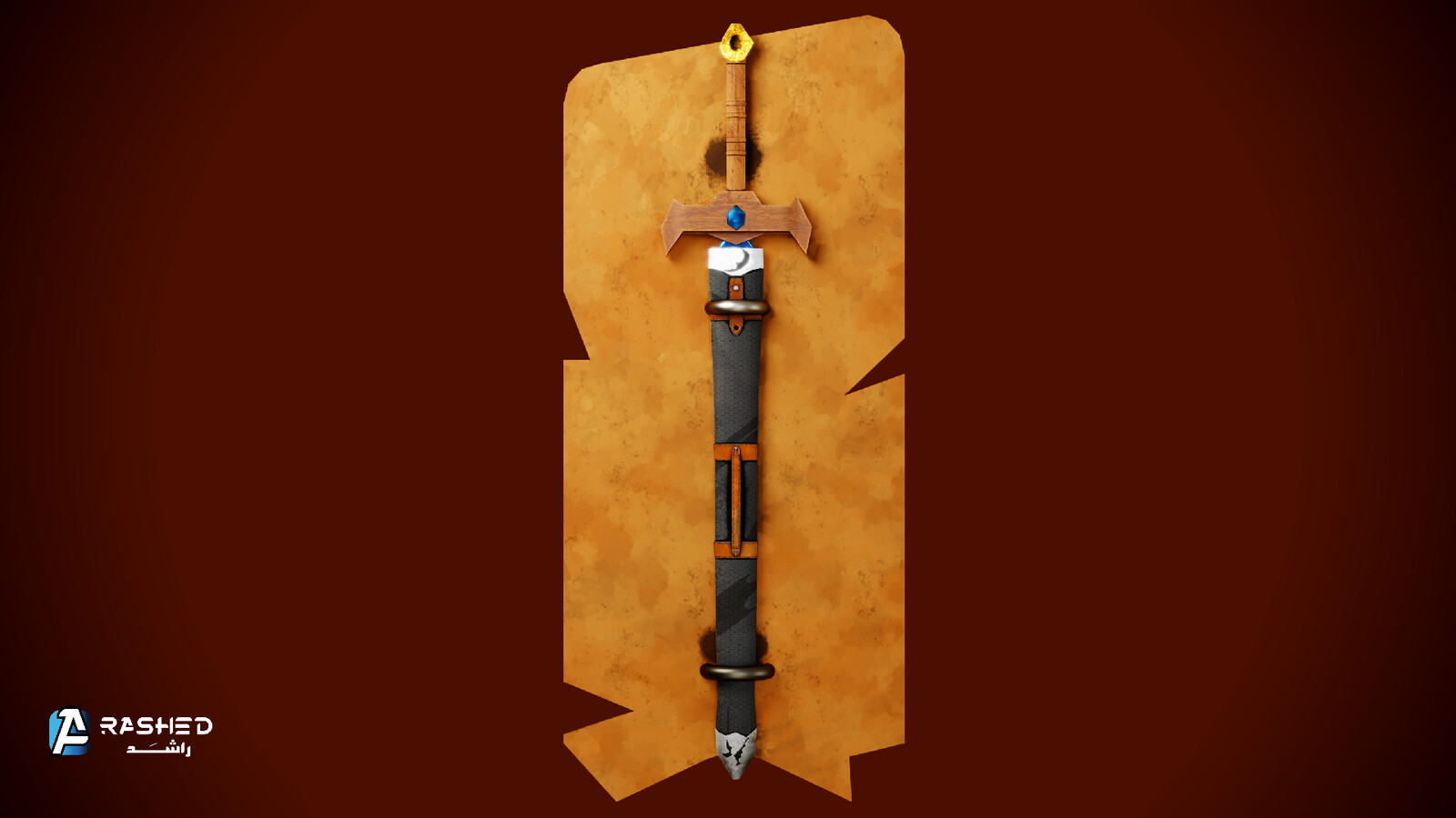 Stylized Wood Sword | سيف بستايل خشبي