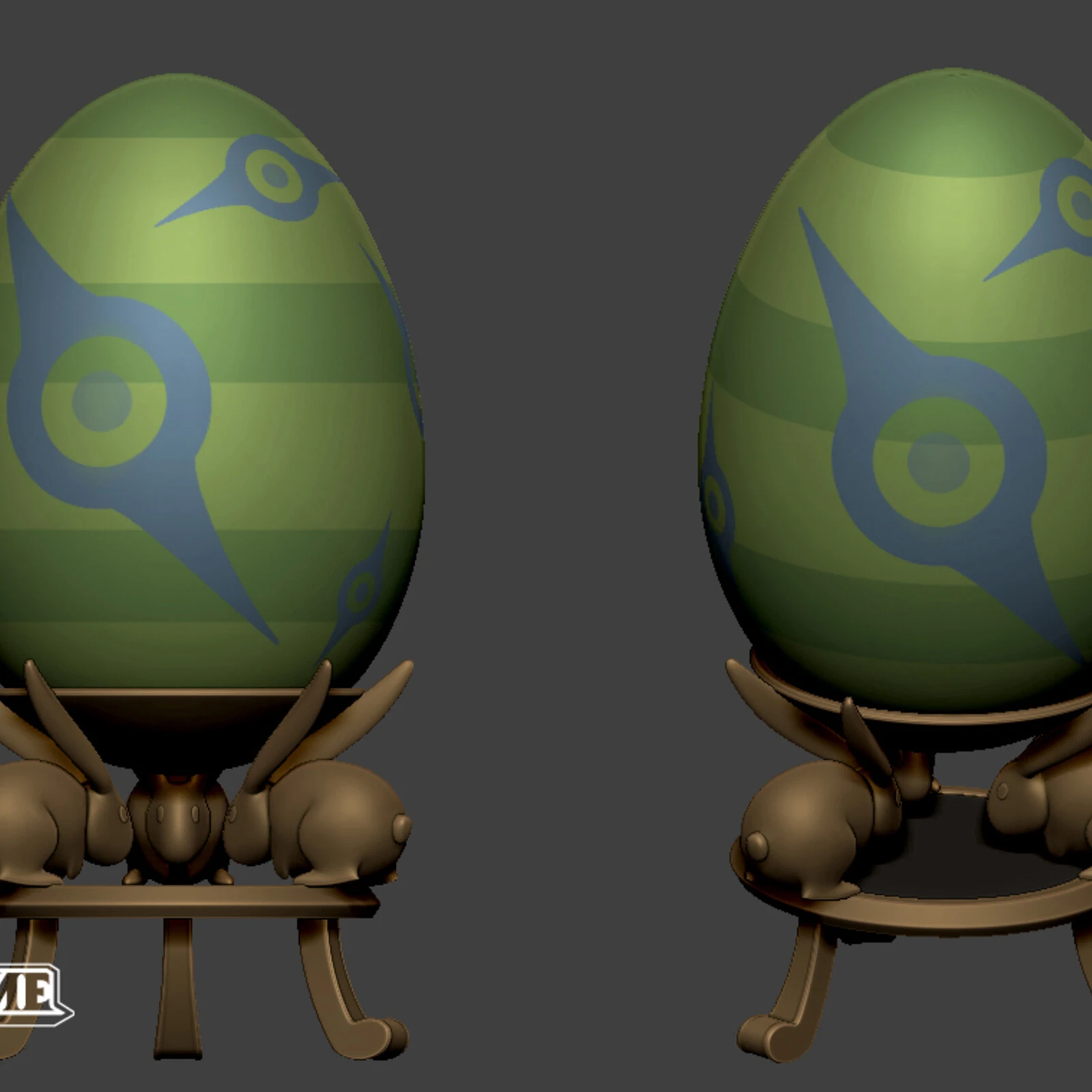 Display Egg highpoly