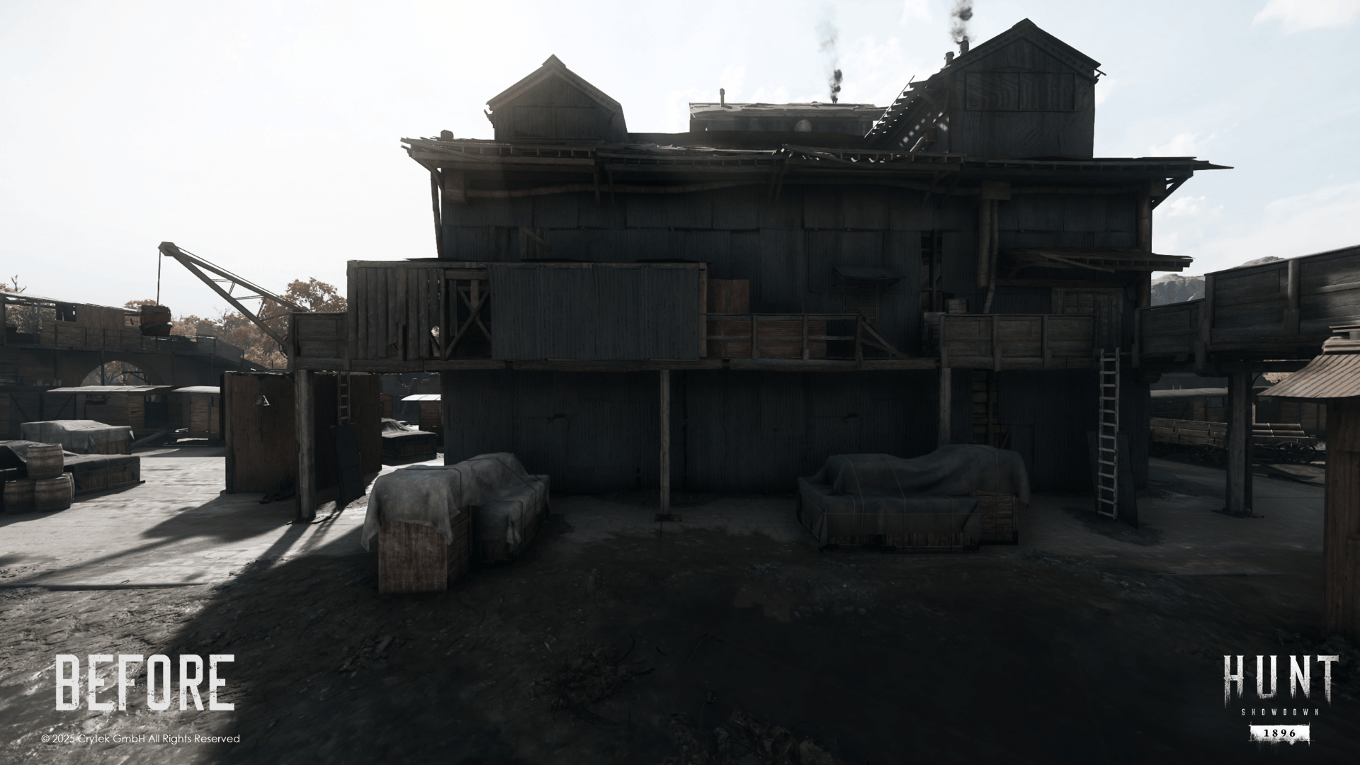 The lower floor received a new entrance in the form of a sliding door and the cover island was moved to better serve the new options.