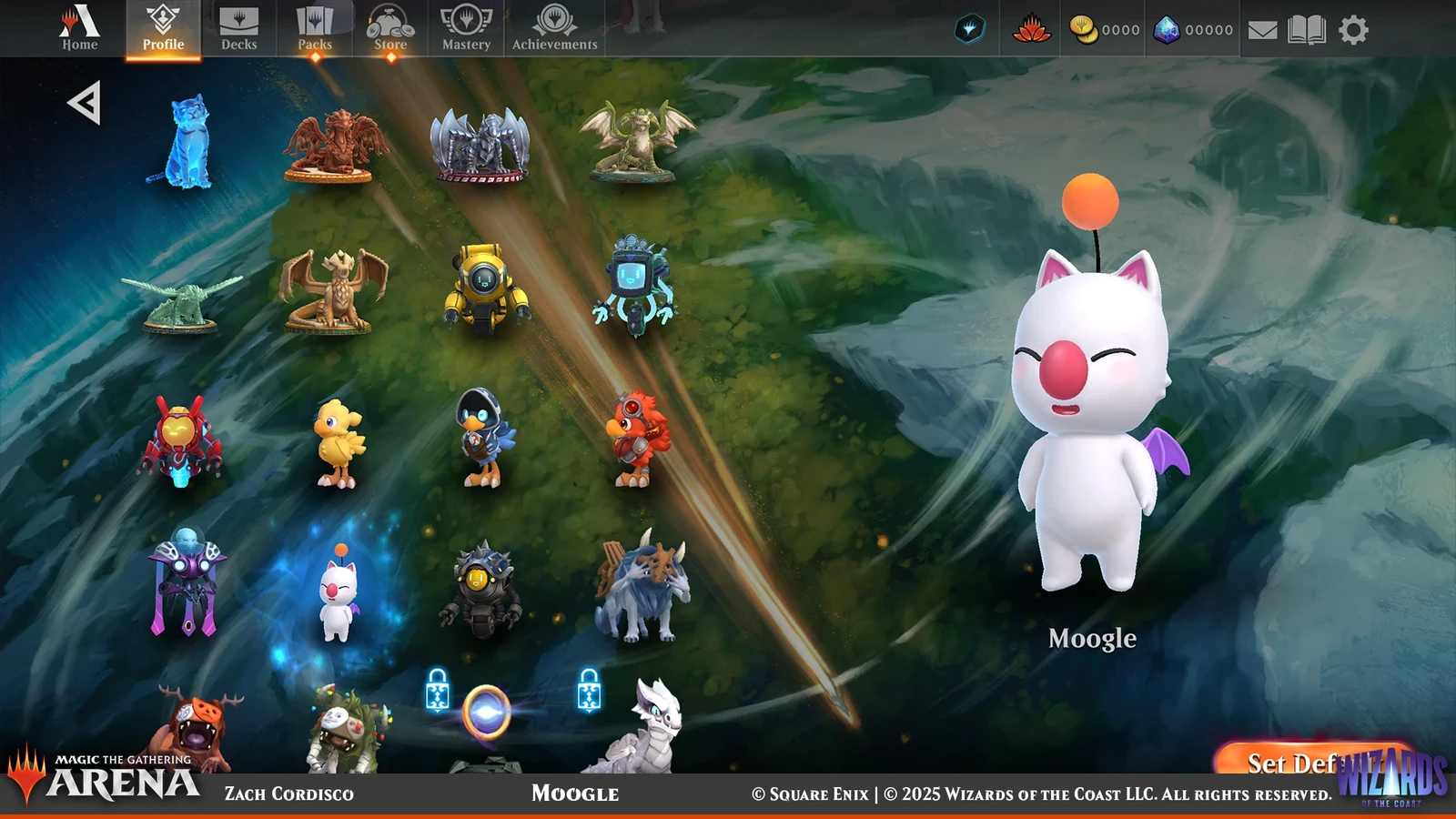 Companion select view