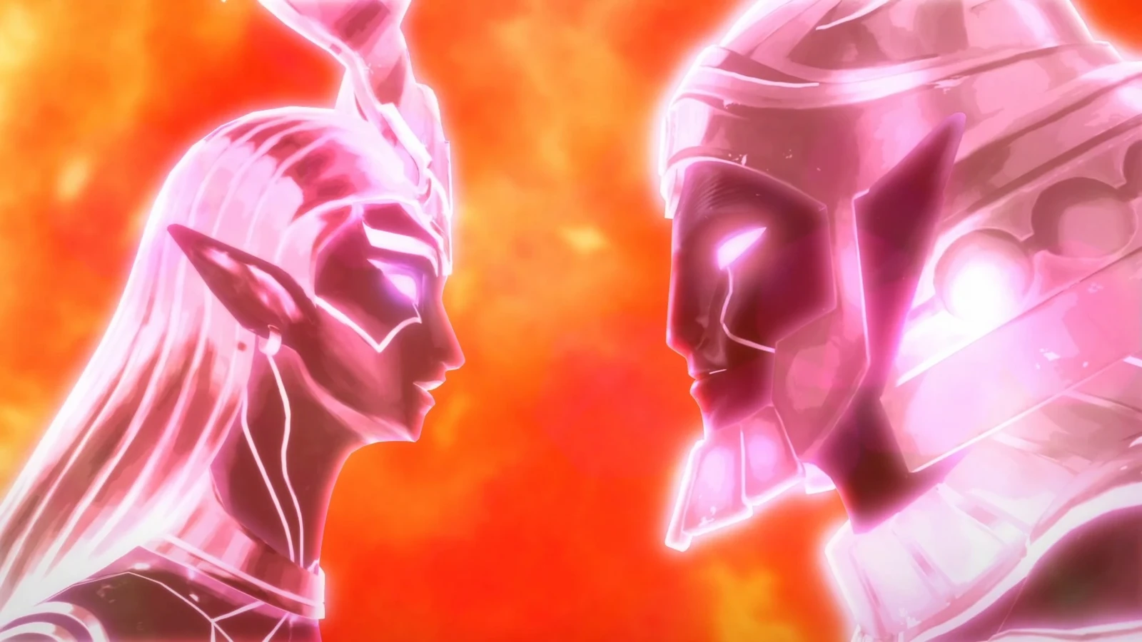 A show still of Osysa in the dream sequence during Scanlan's song.  Here we see her facing Kamaljiori.
