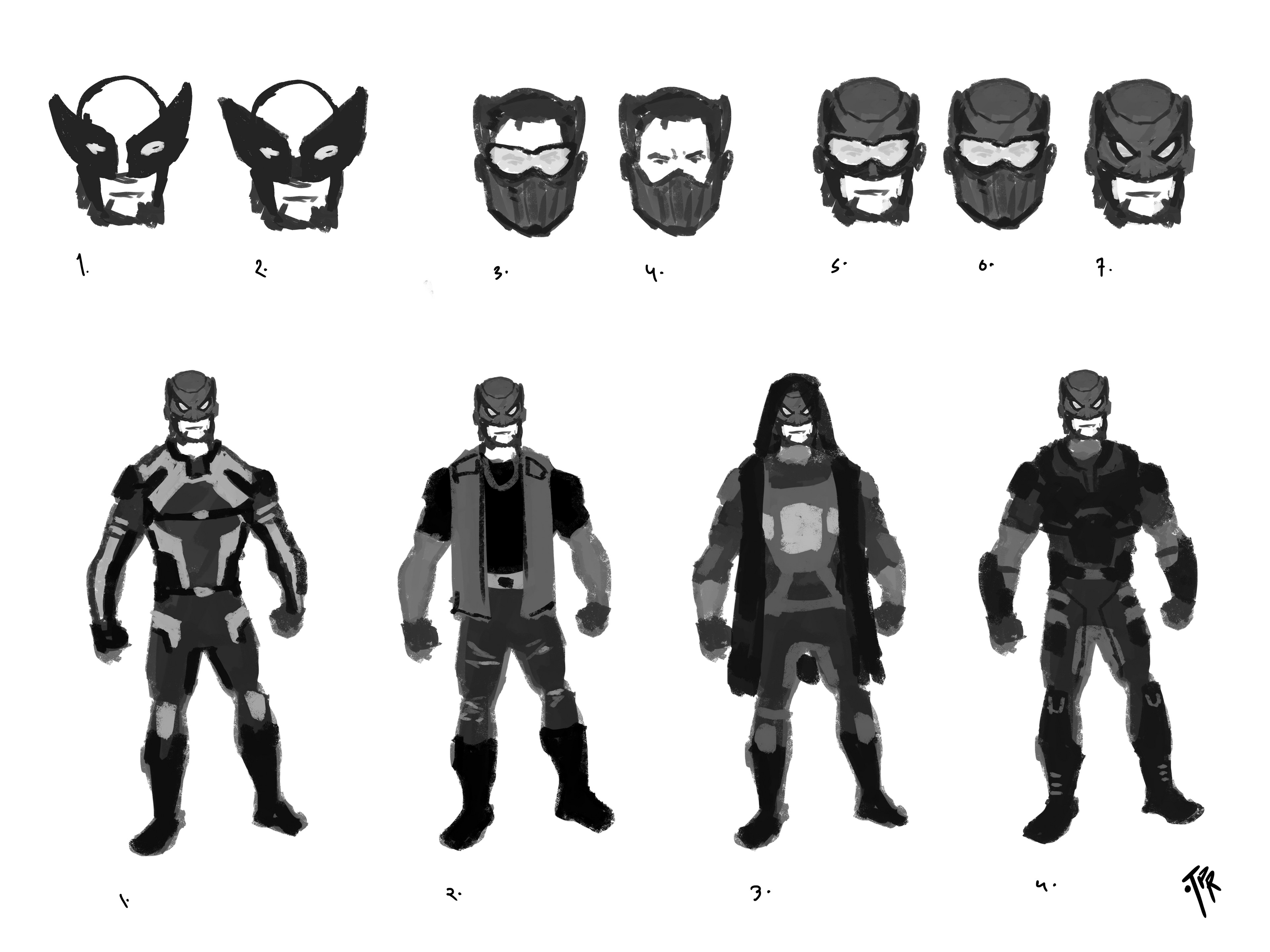 initial exploration sketches