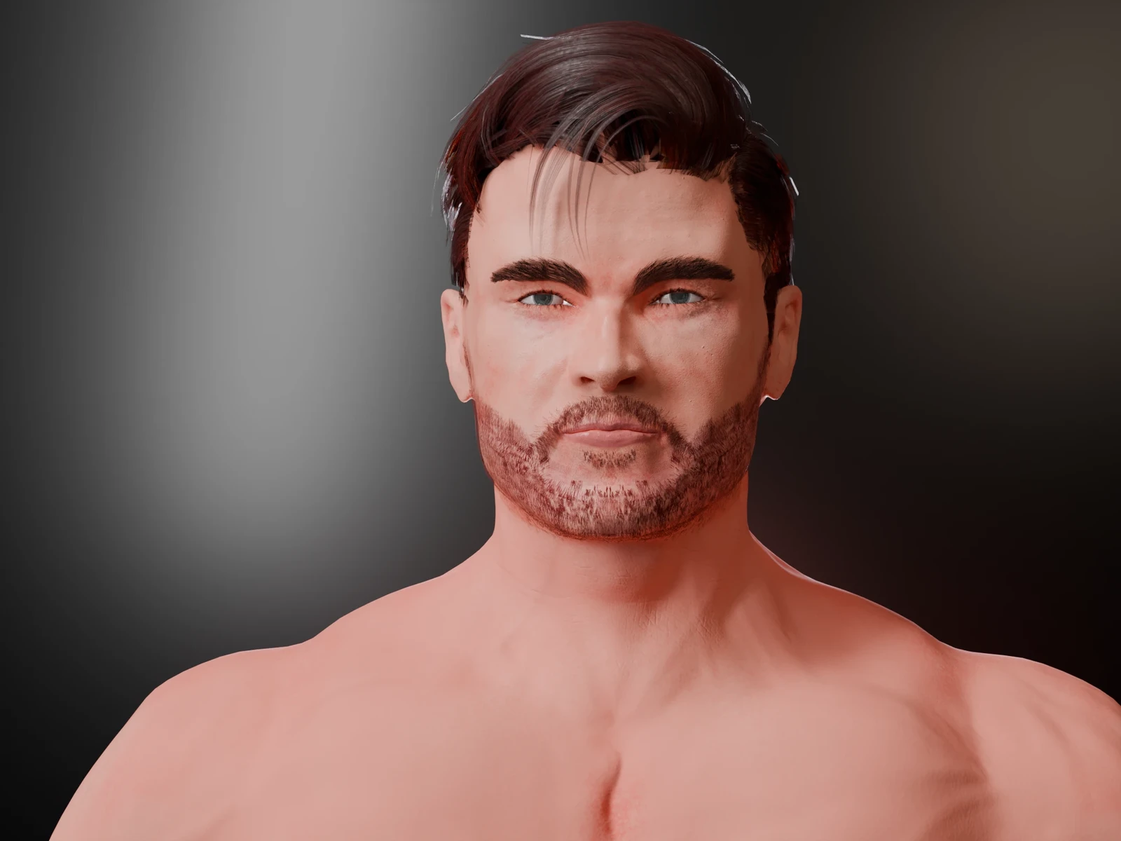 Closeup face view