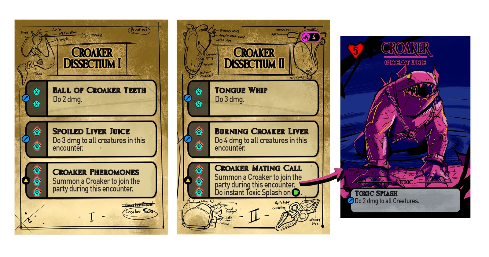 Croaker Dissectium Summon