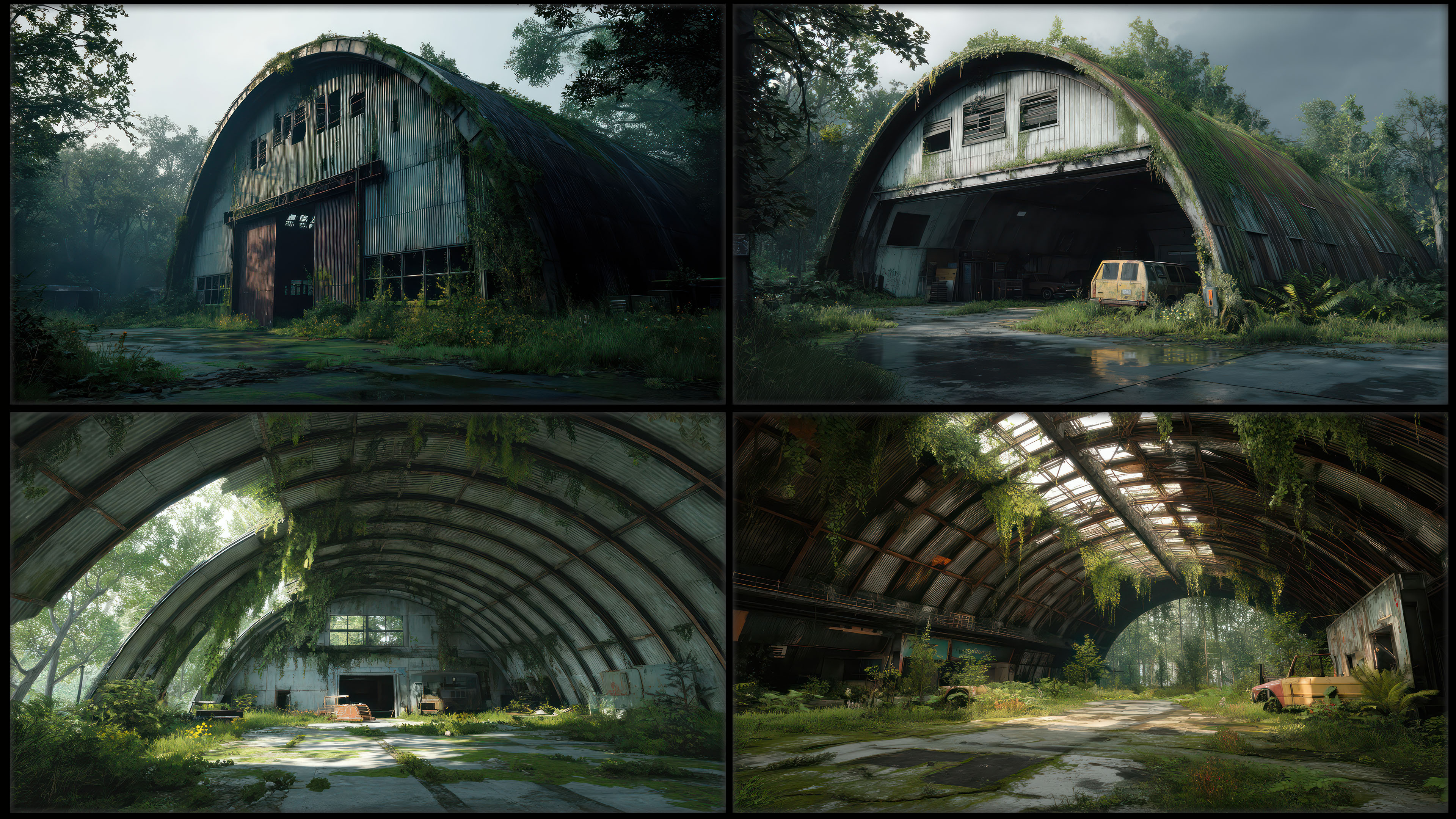 100 Abandoned Hangar - Environment Concept Reference Image Pack v.433 |4K|
https://www.artstation.com/a/49075756