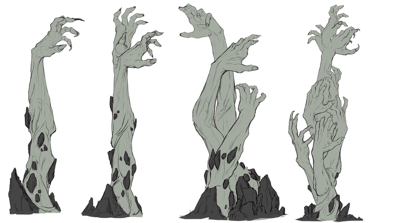 Teller Falls - Unwavering Grip Sketches