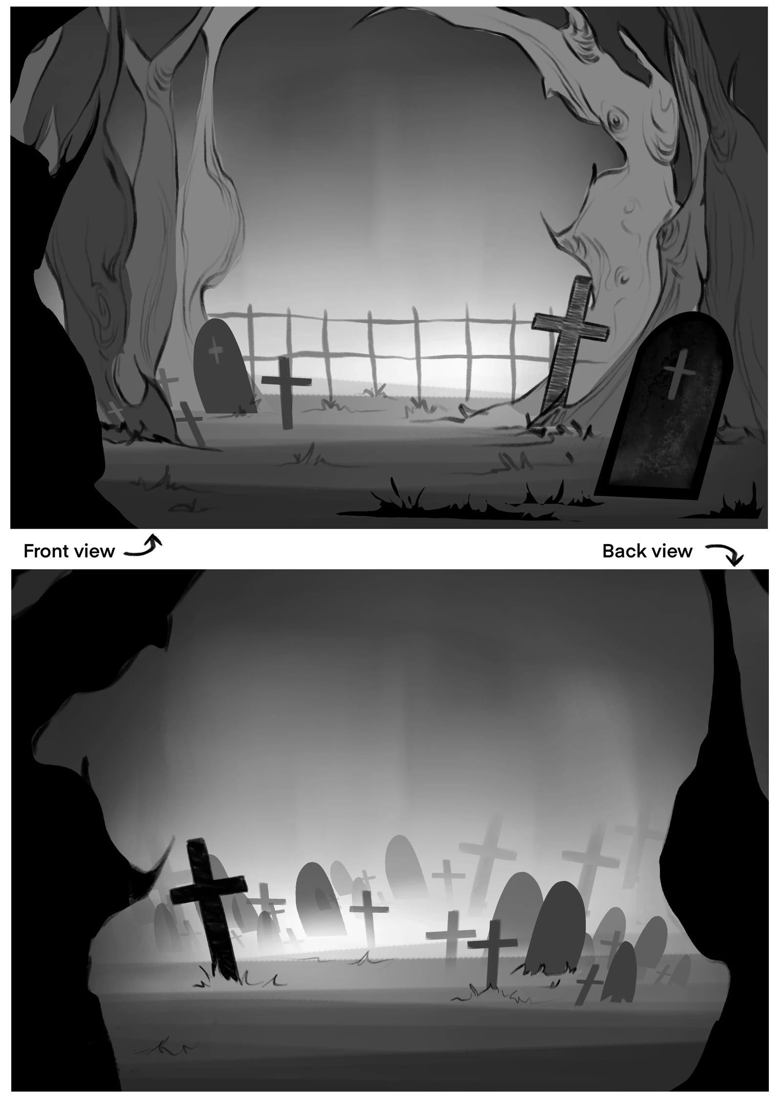 Graveyard - partial layout design 2