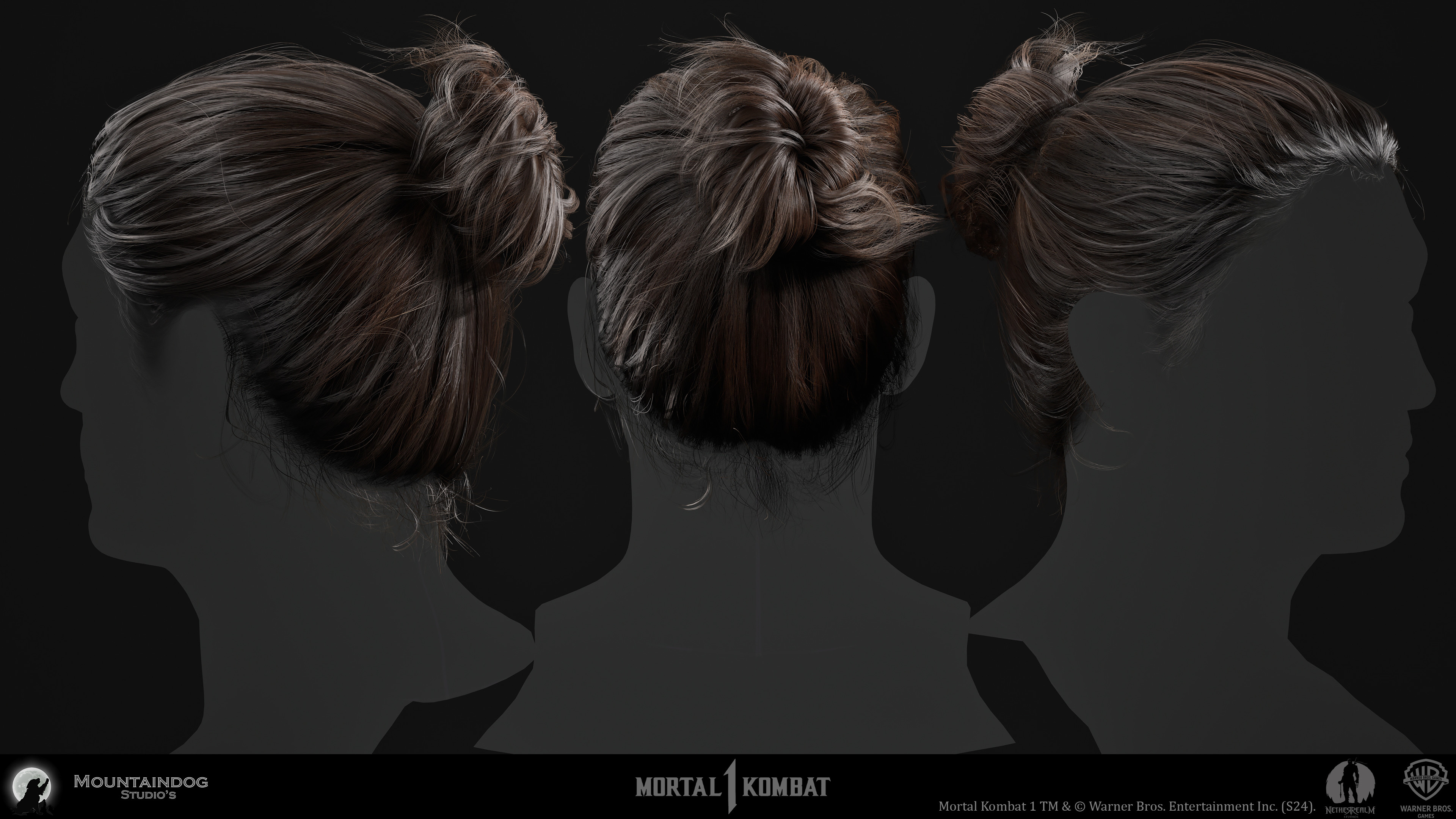 realtime Hair in different angles