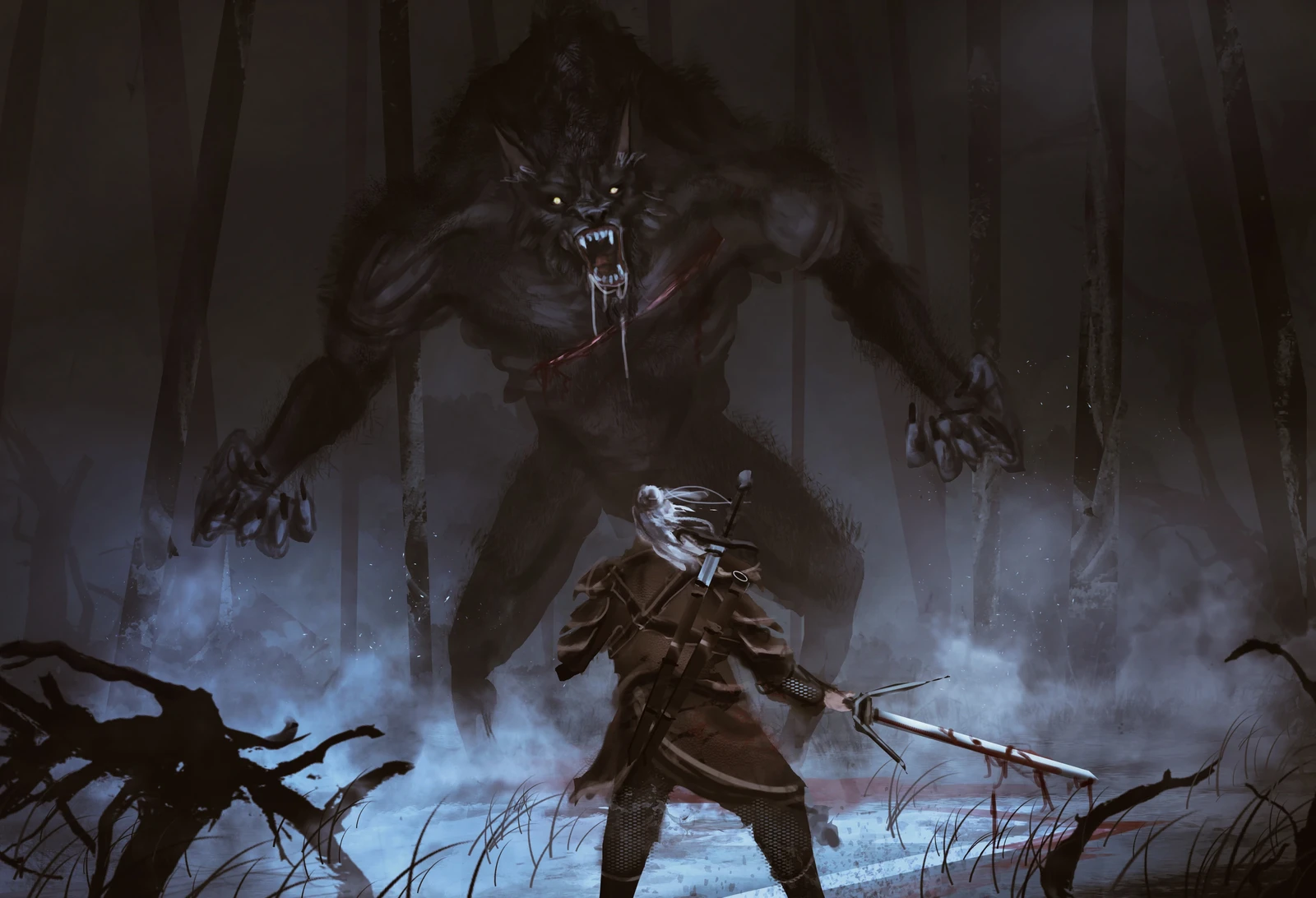 Witcher Vs. Wolf